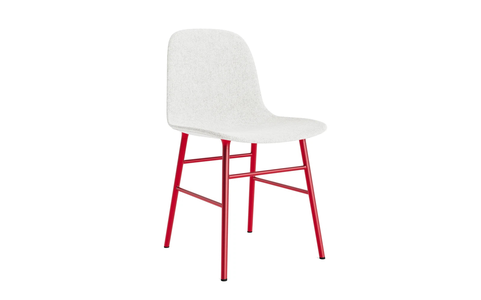Form Stuhl gepolstert Leuchtendes rot Stahl Hallingdal in Hallingdal 110 präsentiert im Onlineshop von KAQTU Design AG. Stuhl ist von Normann Copenhagen