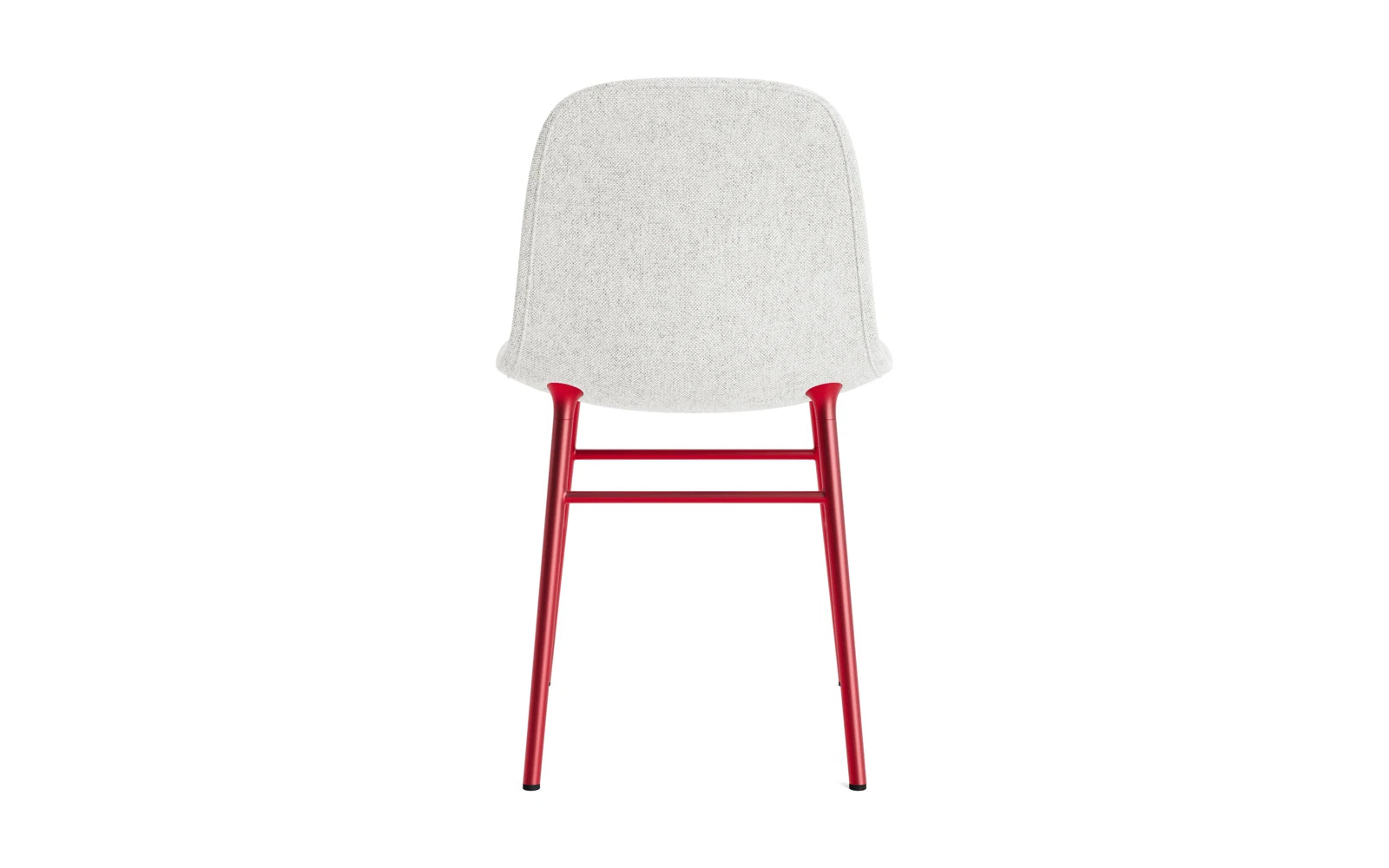 Erleben Sie den Form Stuhl in strahlendem Rot von Normann Copenhagen – gepolstert, elegant und ein Blickfang für jeden Raum!