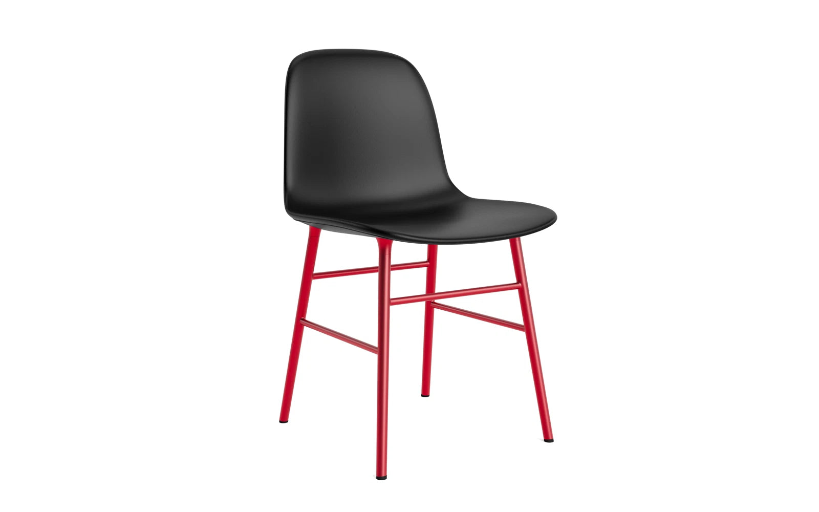 Form Stuhl gepolstert Leuchtendes Rot Stahl Ultra in Ultra 41599 präsentiert im Onlineshop von KAQTU Design AG. Stuhl ist von Normann Copenhagen