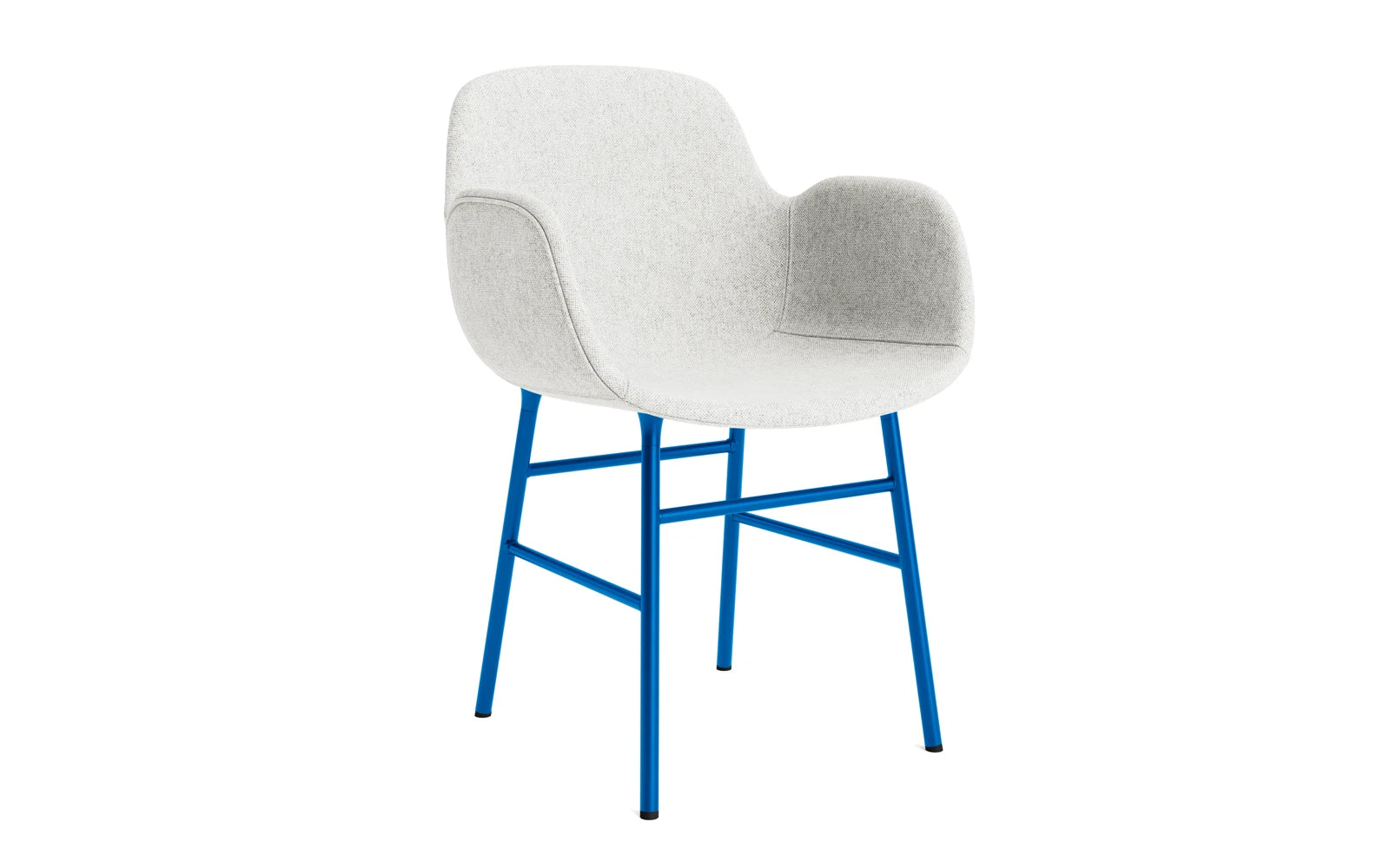 Form Lehnstuhl gepolstert Leuchtendes blau stahl Hallingdal in Hallingdal 110 präsentiert im Onlineshop von KAQTU Design AG. Stuhl mit Armlehne ist von Normann Copenhagen