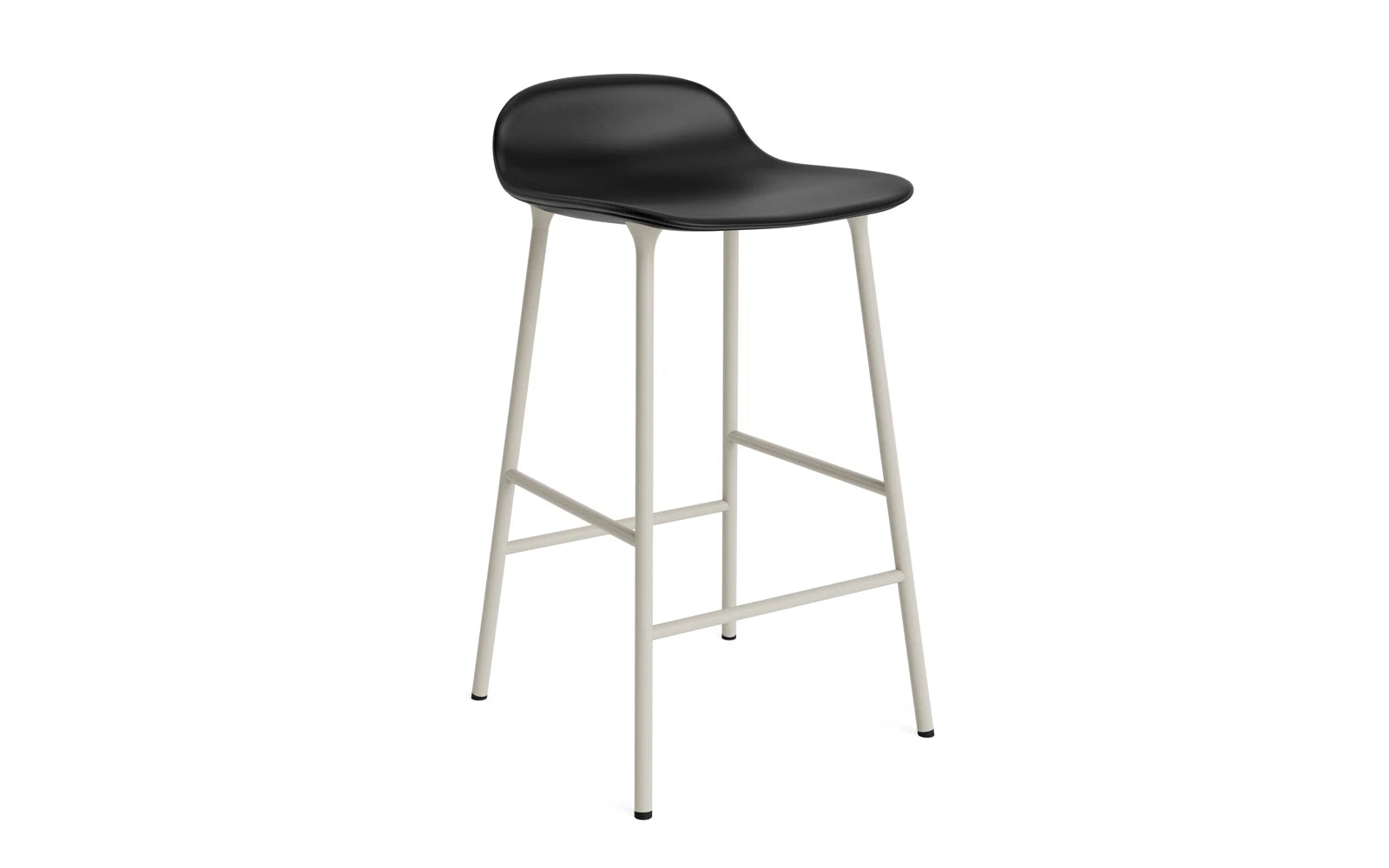 Form Barstuhl 65 cm gepolstert hellgrau Stahl Ultra in Ultra 41599 präsentiert im Onlineshop von KAQTU Design AG. Barstuhl ist von Normann Copenhagen