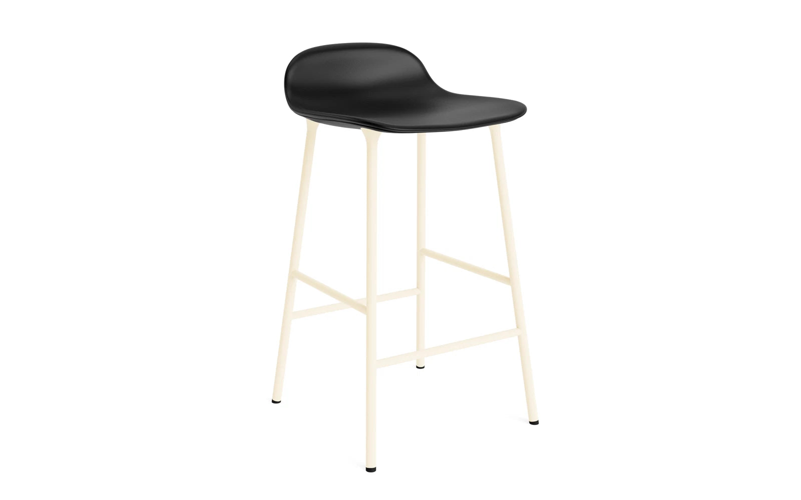 Form Barstuhl 65 cm gepolstert creme Stahl Ultra in Ultra 41599 präsentiert im Onlineshop von KAQTU Design AG. Barstuhl ist von Normann Copenhagen