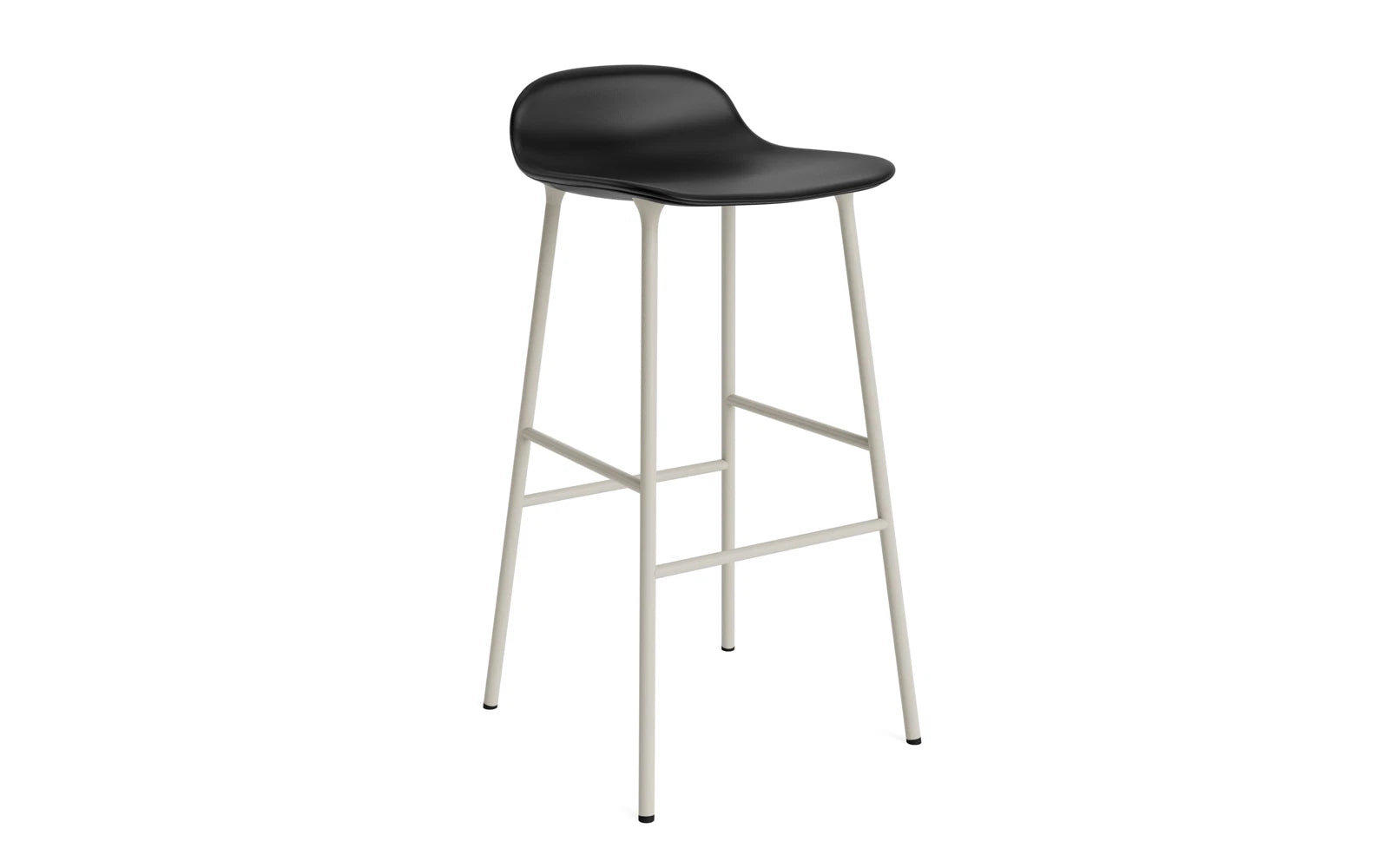 Form Barstuhl 75 cm gepolstert Stahl Hellgrau Ultra in Ultra 41599 präsentiert im Onlineshop von KAQTU Design AG. Barstuhl ist von Normann Copenhagen