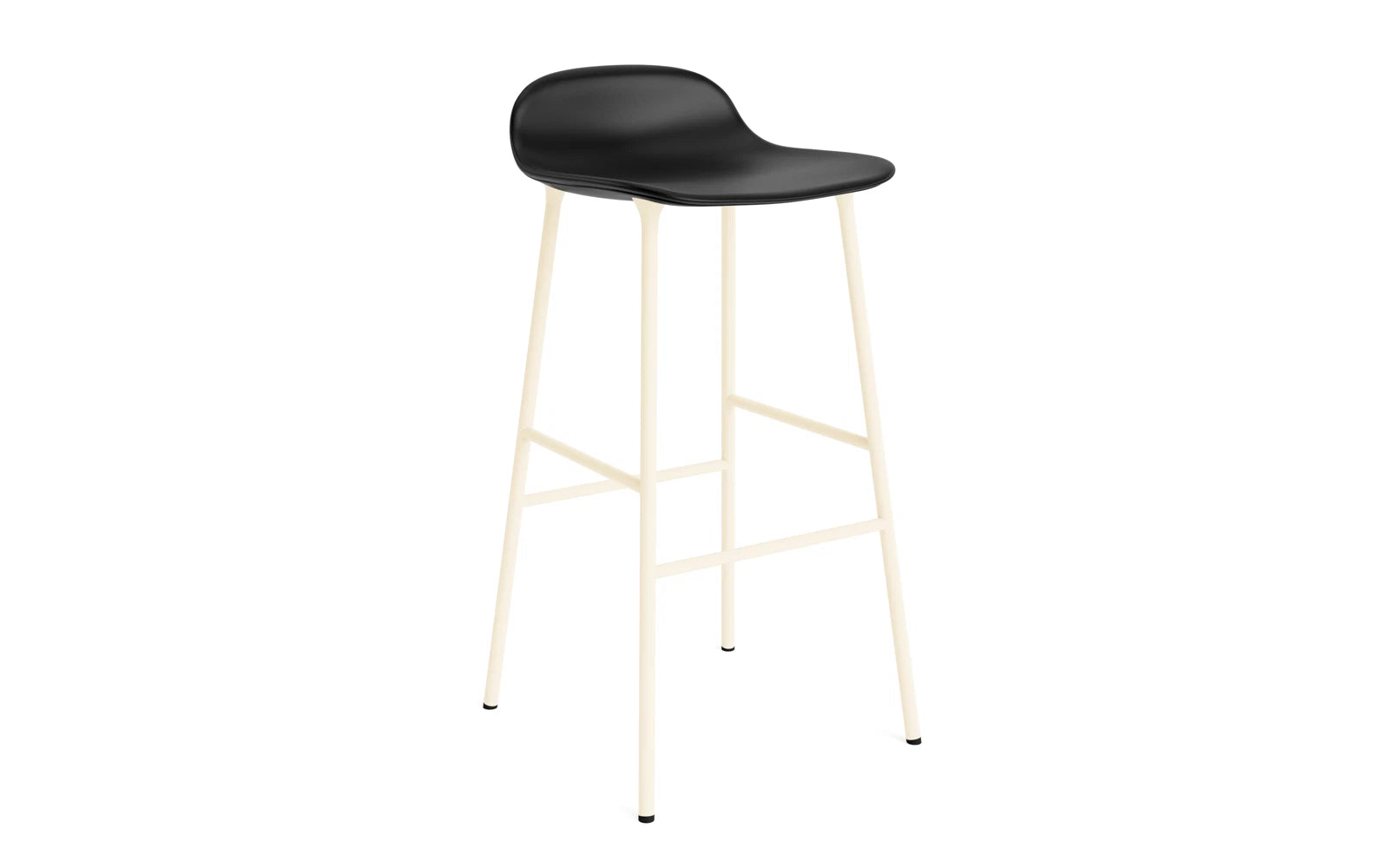 Form Barstuhl 75 cm gepolstert Stahl creme Ultra in Ultra 41599 präsentiert im Onlineshop von KAQTU Design AG. Barstuhl ist von Normann Copenhagen