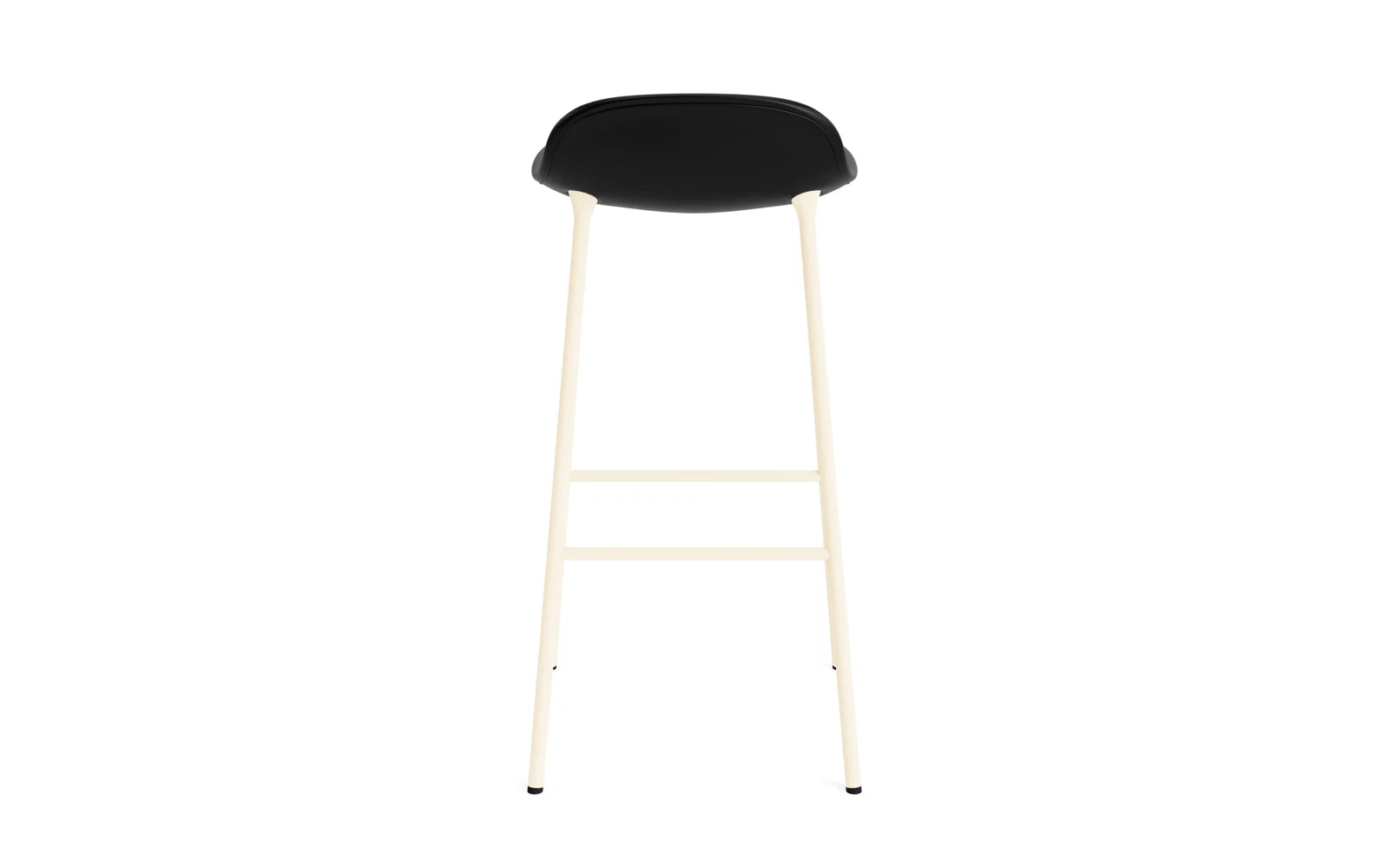 Erleben Sie den Form Barstuhl 75 cm gepolstert in creme Ultra von Normann Copenhagen – ein zeitloses Möbelstück, das Komfort und Stil vereint.