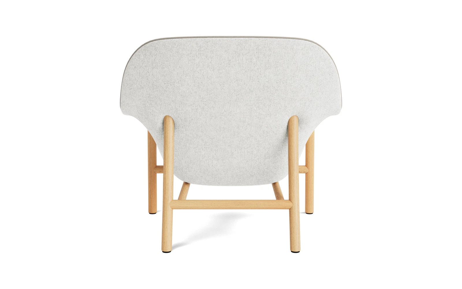 Genießen Sie den Drape Lounge-Sessel von Normann Copenhagen: Eleganz trifft auf Komfort mit handwerklicher Eiche und individueller Polsterung.
