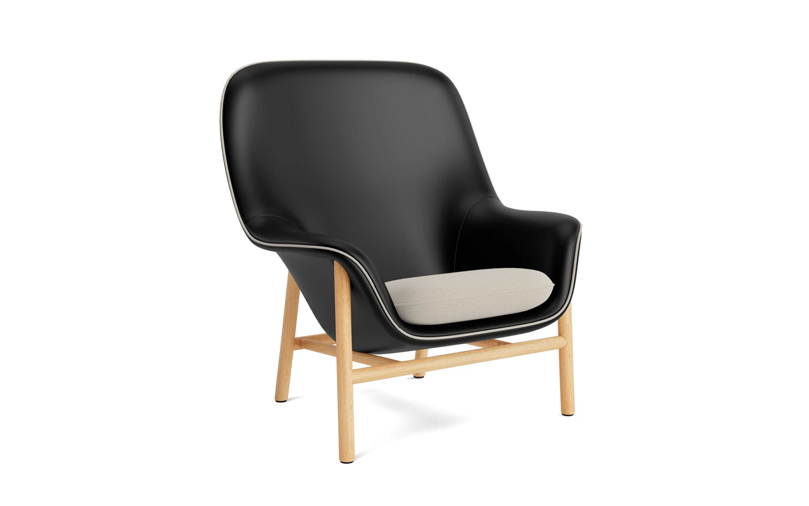 Drape Lounge-Sessel hoch Eiche Ultra in Ultra 41599 präsentiert im Onlineshop von KAQTU Design AG. Sessel ist von Normann Copenhagen