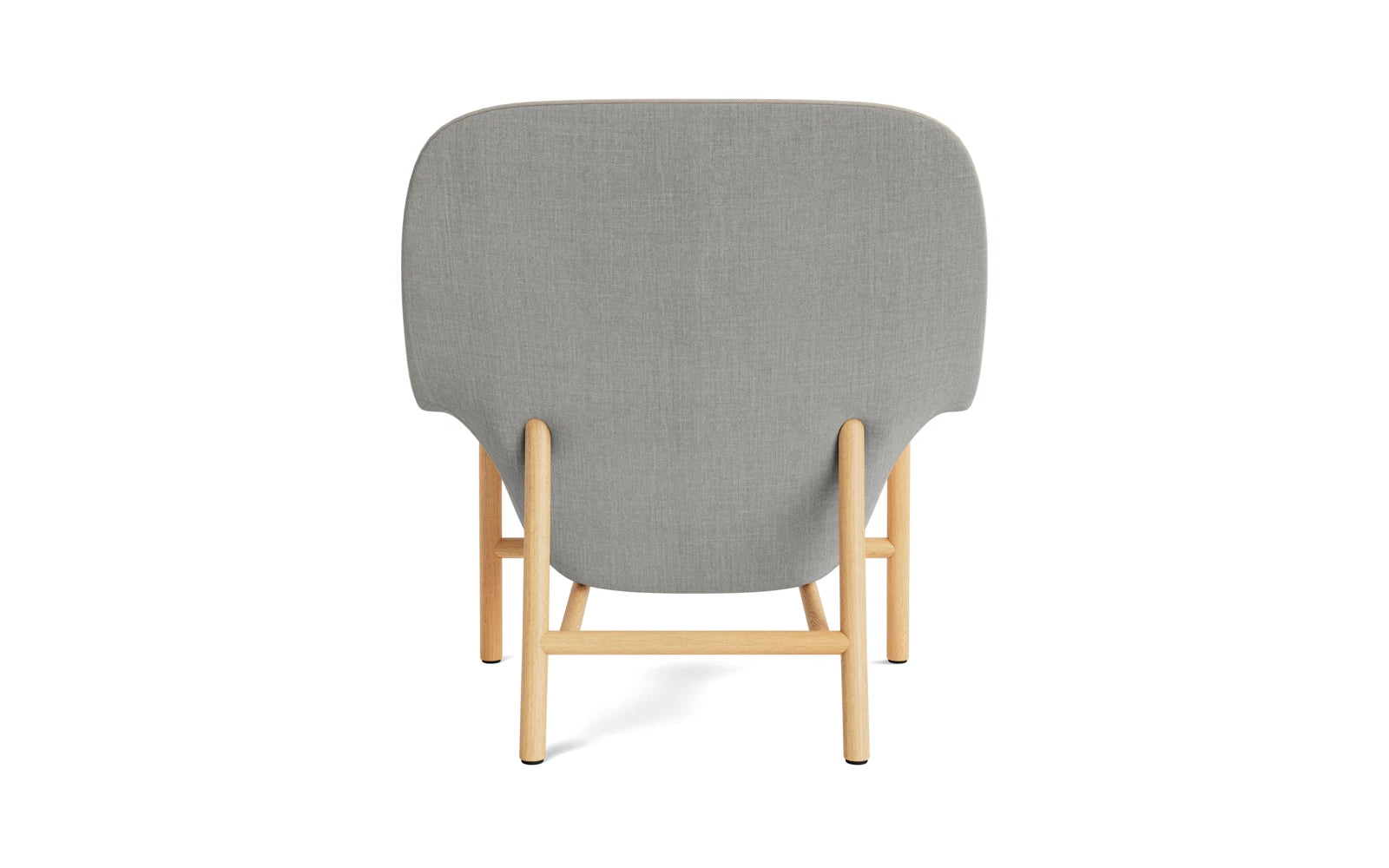 Erleben Sie den Drape Lounge-Sessel mit Kopfstütze von Normann Copenhagen – ein stilvolles Möbelstück aus nachhaltigen Materialien, das Komfort und Eleganz vereint.