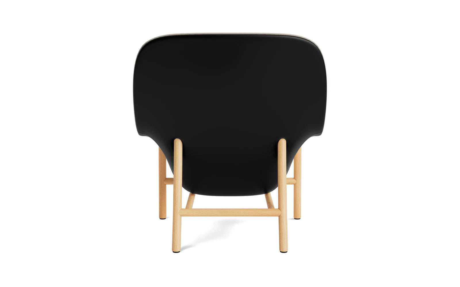 Stilvoller Drape Lounge-Sessel mit Kopfstütze von Normann Copenhagen, vereint Komfort und Eleganz, individuell gestaltbar, aus nachhaltiger Eiche.