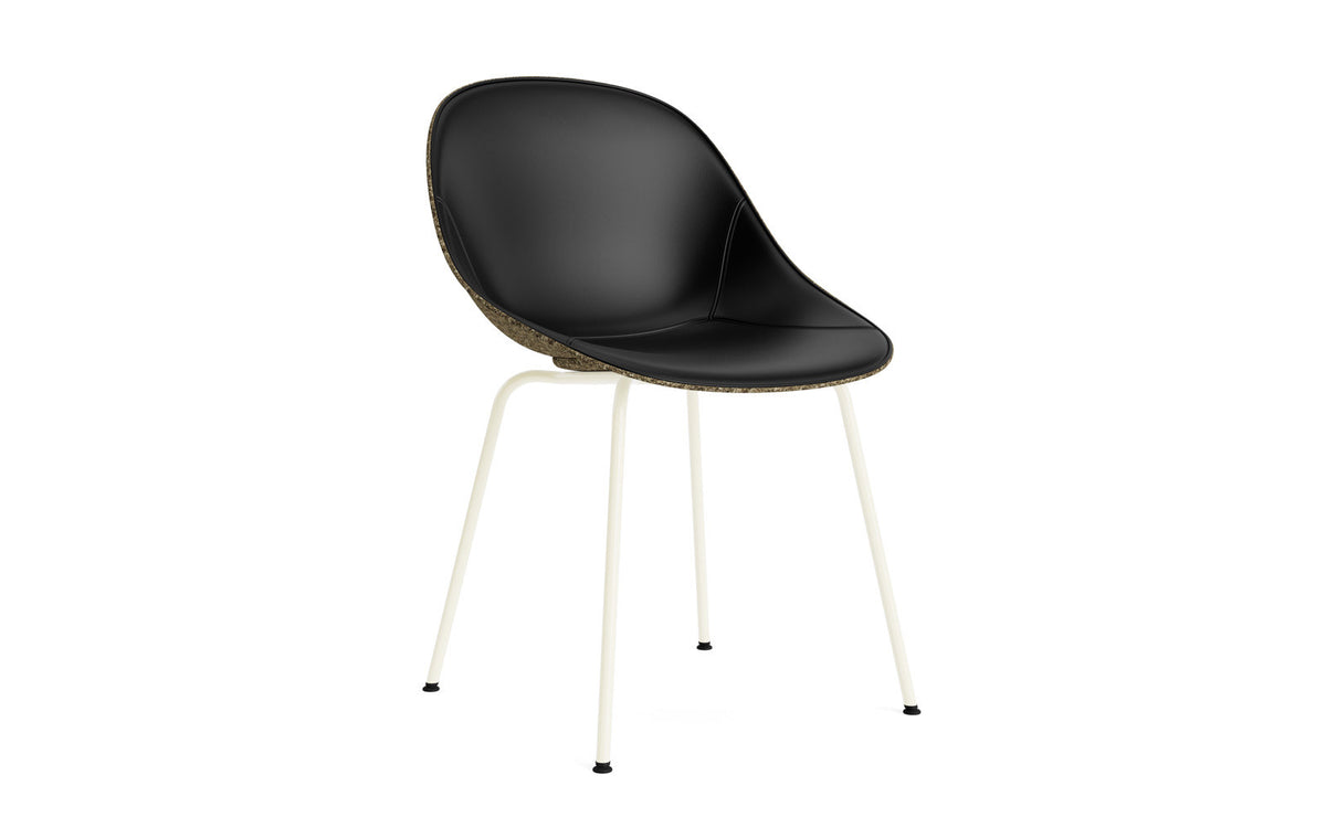 Mat Stuhl polster Seegras Creme stahl in Ultra 41599 präsentiert im Onlineshop von KAQTU Design AG. Stuhl ist von Normann Copenhagen