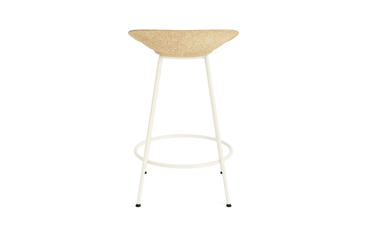 Mat Barstuhl 65 cm Frontpolster Hanffasern creme Stahl in Hallingdal 110 präsentiert im Onlineshop von KAQTU Design AG. Barstuhl ist von Normann Copenhagen