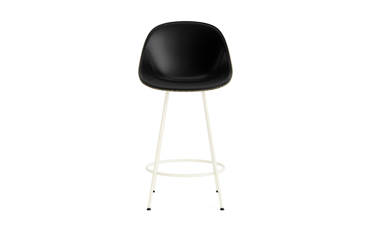 Mat Barstuhl 65 cm Frontpolster Seegras creme Stahl in Ultra 41599 präsentiert im Onlineshop von KAQTU Design AG. Barstuhl ist von Normann Copenhagen
