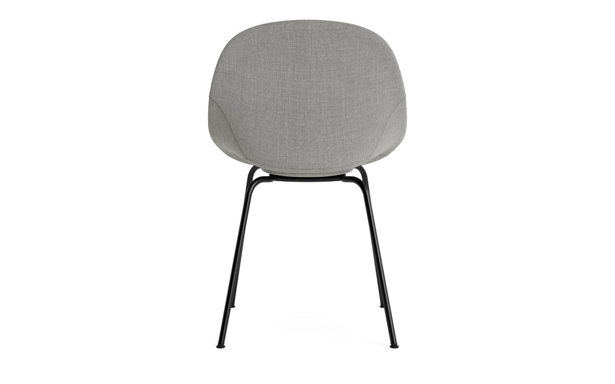 Mat Stuhl vollpolster Schwartz stahl in Remix 133 präsentiert im Onlineshop von KAQTU Design AG. Stuhl ist von Normann Copenhagen