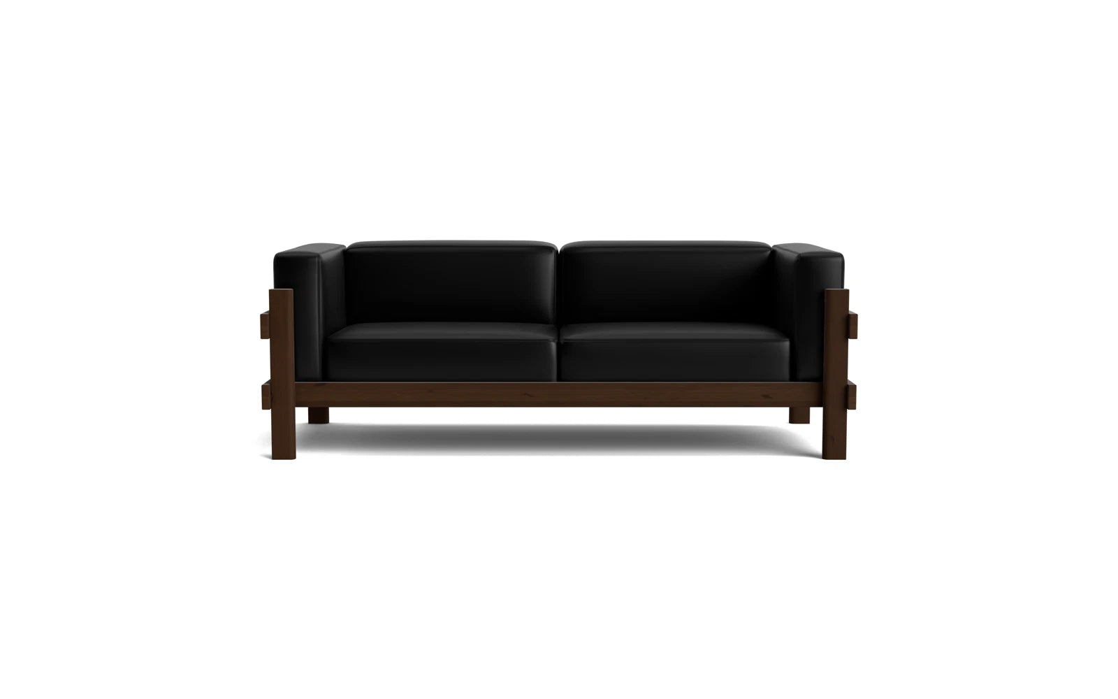Erlebe das Kube Sofa 3-Sitzer in Dunkelbraun von Normann Copenhagen – ein stilvolles Möbelstück, das modernes Design und höchsten Komfort vereint.