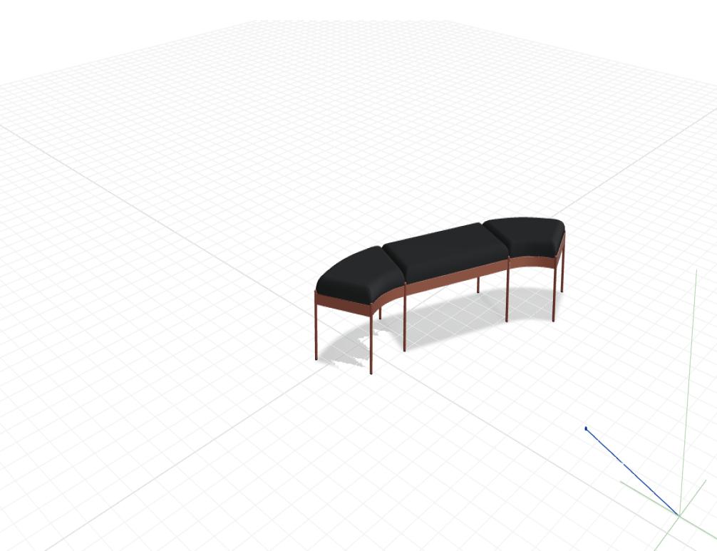 Nora NR1SP - modular seating system in Ziegelrot präsentiert im Onlineshop von KAQTU Design AG. Modulares Sofa ist von Mdd