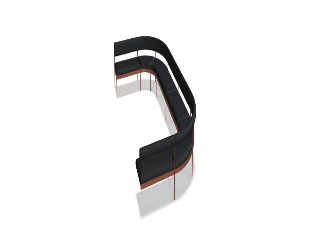 Nora NR2NKL - modular seating system in Grün präsentiert im Onlineshop von KAQTU Design AG. Modulares Sofa ist von Mdd