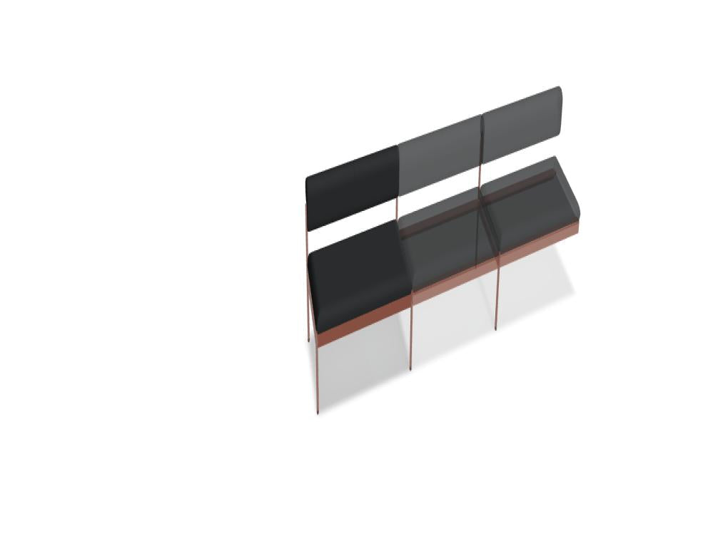 Nora NR2SOP - modular seating system in Ziegelrot präsentiert im Onlineshop von KAQTU Design AG. Modulares Sofa ist von Mdd