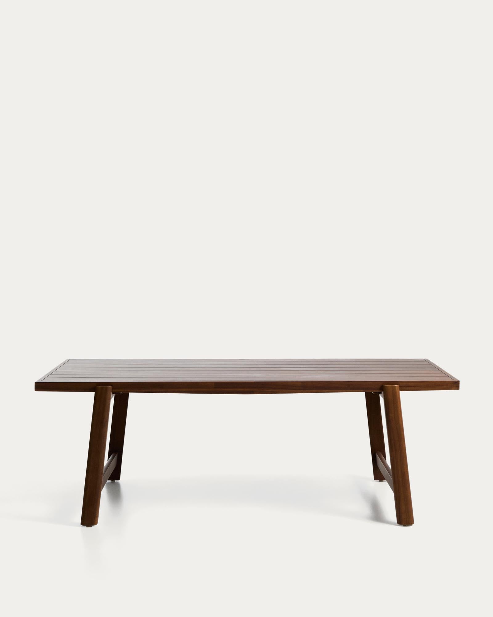 Outdoor-Tisch Itani aus massivem Akazienholz, 240 x 100 cm, FSC 100 % in Braun präsentiert im Onlineshop von KAQTU Design AG. Gartentisch ist von Kave Home