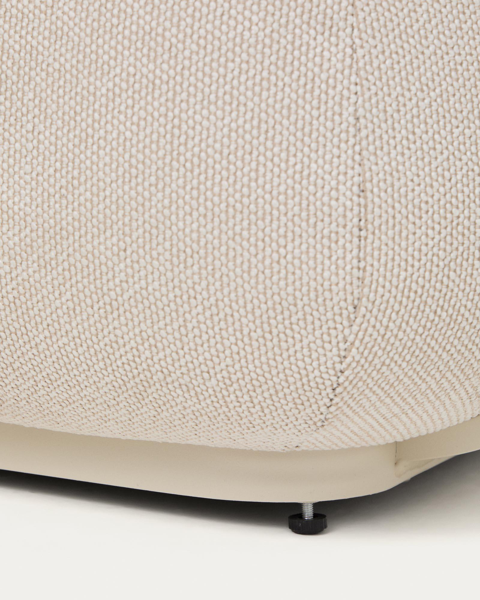 Elegantes 3-Sitzer-Sofa Tamaris in Ecru, gefertigt aus robustem Aluminium, ideal für stilvolle Entspannung im Freien.