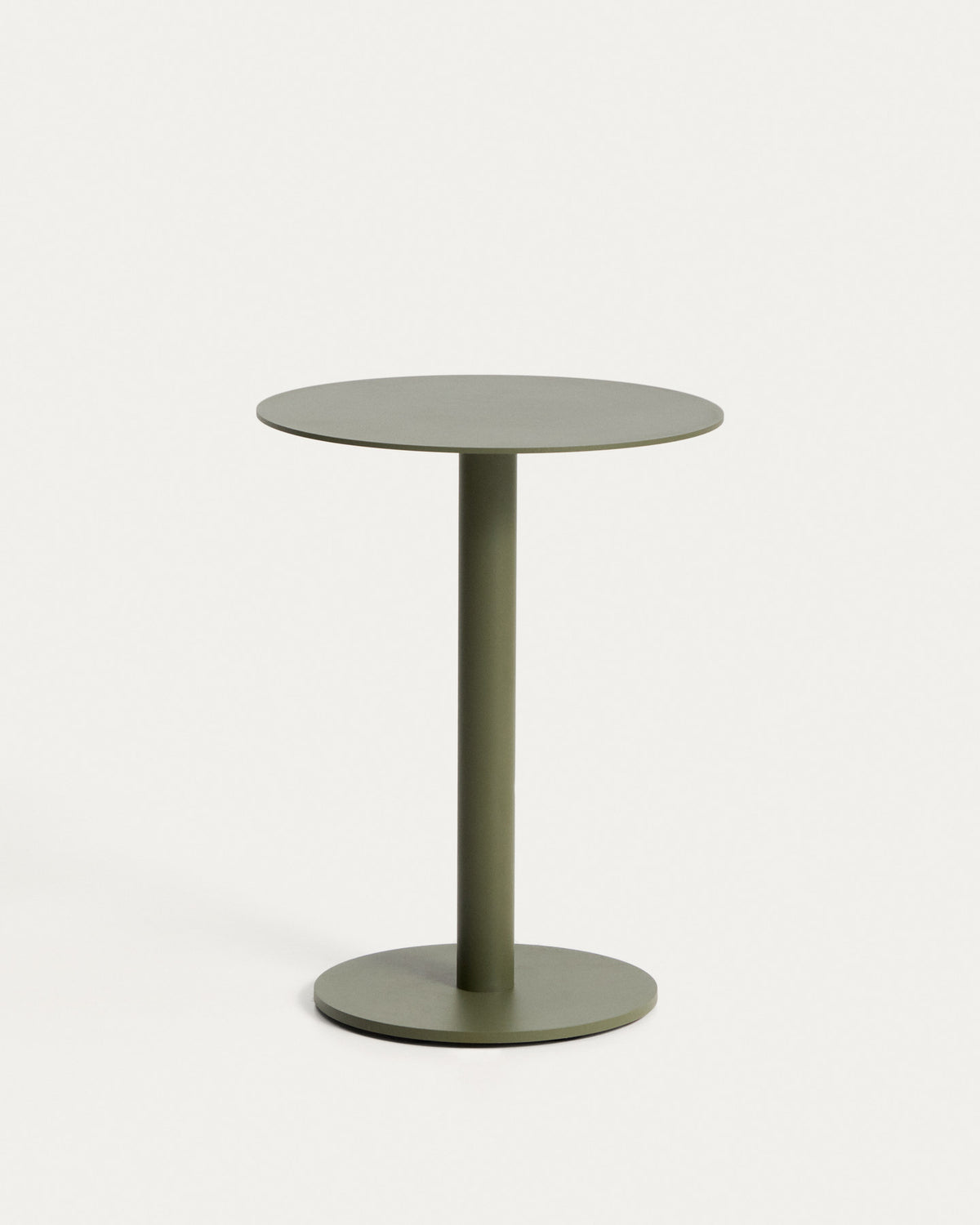 Beistelltisch Asinara aus grünem Aluminium, Ø 40 cm in Dunkelgrün präsentiert im Onlineshop von KAQTU Design AG. Beistelltisch Outdoor ist von Kave Home