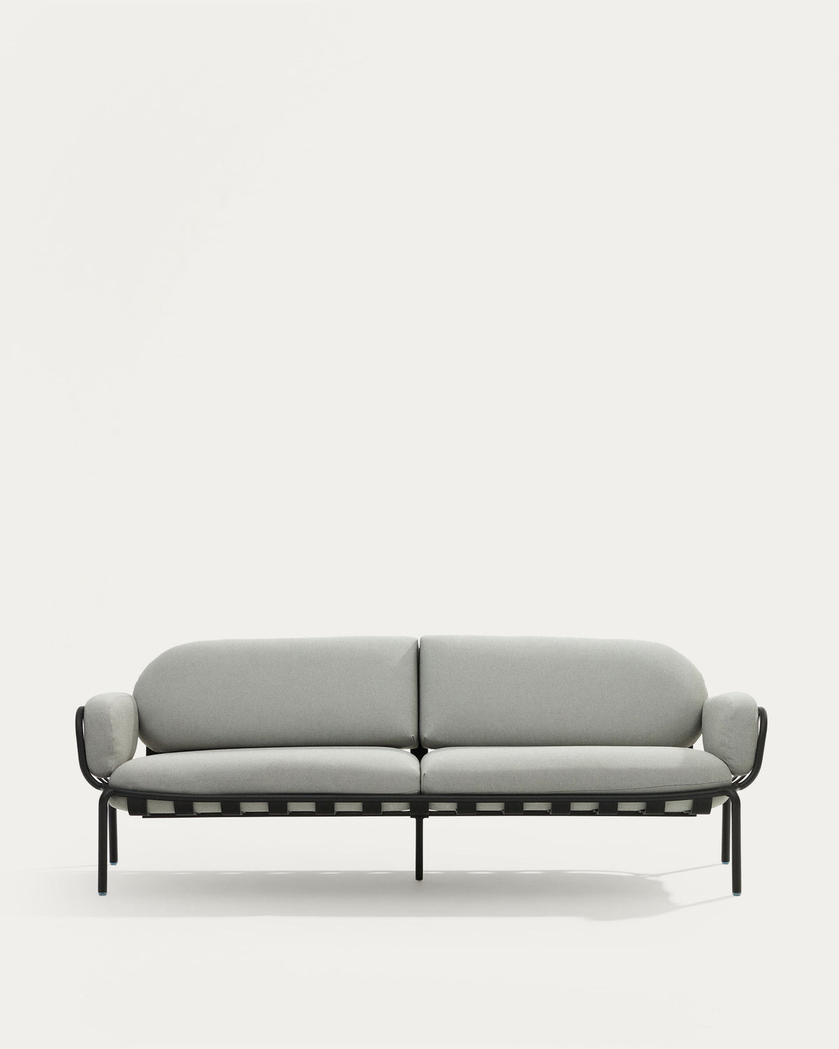 Joncols 3-Sitzer-Gartensofa aus Aluminium mit Finish in Grau 224 cm in Grau präsentiert im Onlineshop von KAQTU Design AG. Lounge Sofa ist von Kave Home