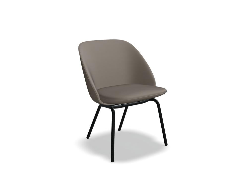 Paralel PR1P20 - Konferenzsessel mit 4-Bein-Gestell in präsentiert im Onlineshop von KAQTU Design AG. Sessel ist von Mdd