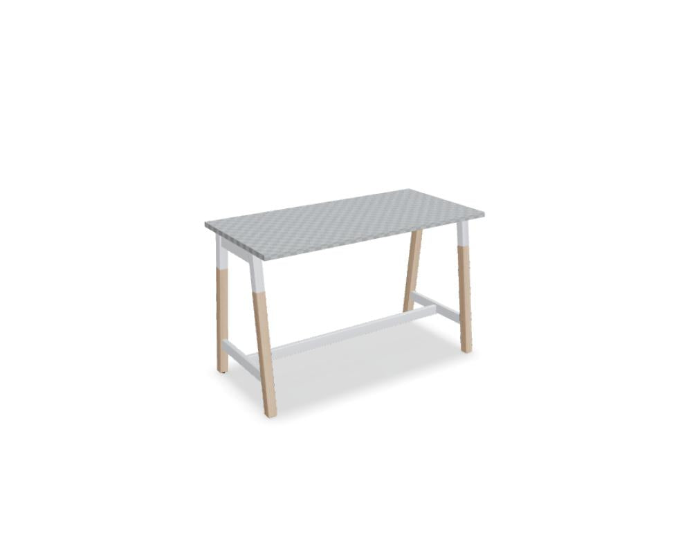 Ogi W PSD84 - Stehtisch in Honigeiche präsentiert im Onlineshop von KAQTU Design AG. Hochtisch ist von Mdd