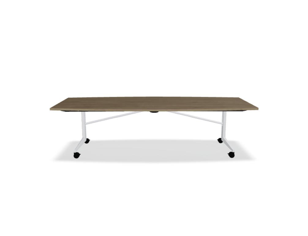 Plex PXB08 - Klapptisch trocken abwischbar in Honigeiche präsentiert im Onlineshop von KAQTU Design AG. Konferenztisch ist von Mdd