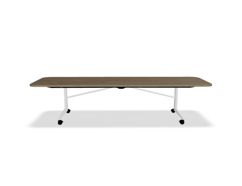 Plex PXZ05 - Klapptisch trocken abwischbar in Honigeiche präsentiert im Onlineshop von KAQTU Design AG. Konferenztisch ist von Mdd