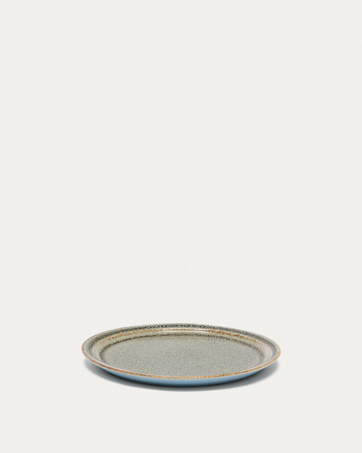 Coval Keramik-Dessertteller braun in Grau präsentiert im Onlineshop von KAQTU Design AG. Dessertteller ist von Kave Home
