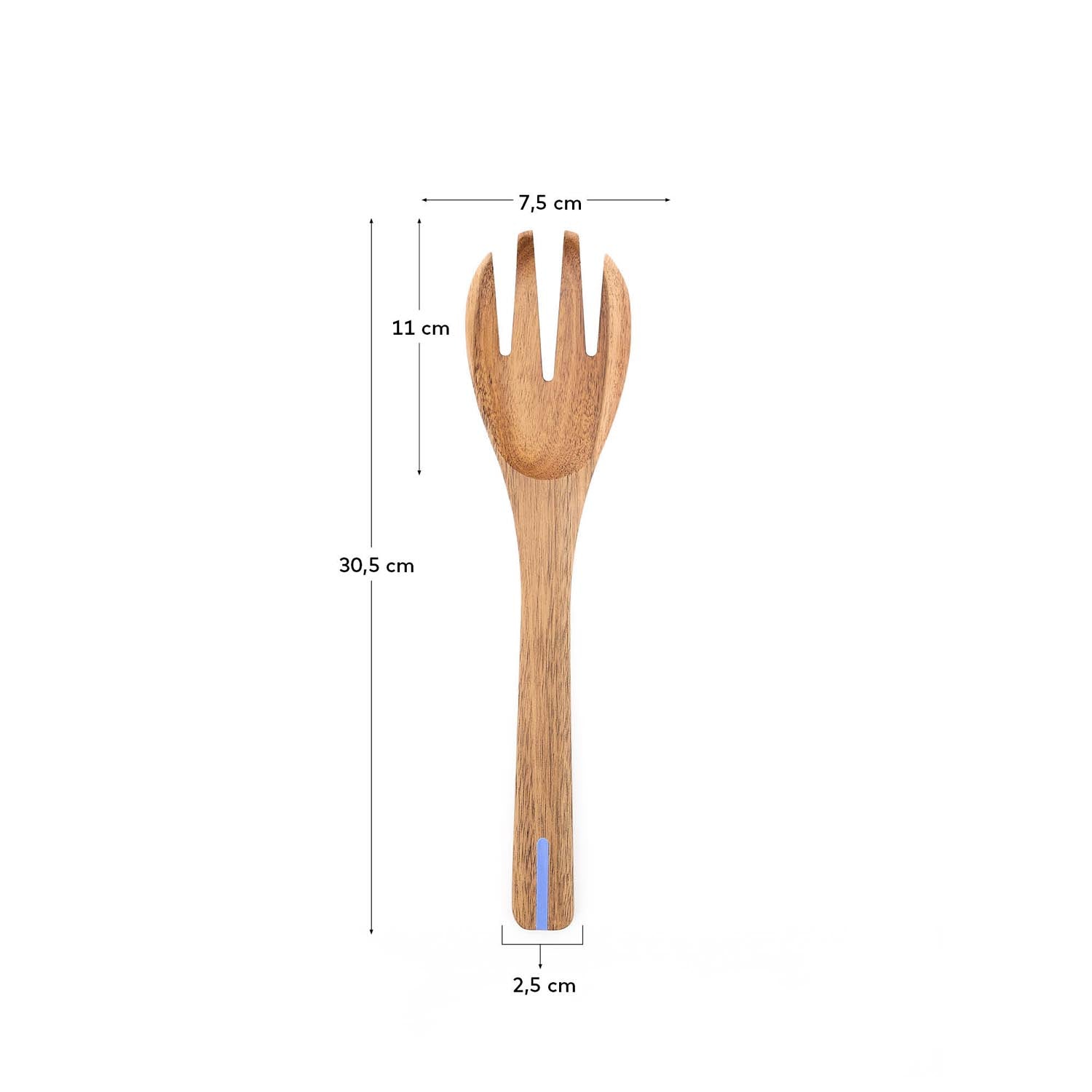 Küchenutensil Zairin aus Akazienholz FSC 100 % und Metall in Natur präsentiert im Onlineshop von KAQTU Design AG. Salatzubehör ist von Kave Home