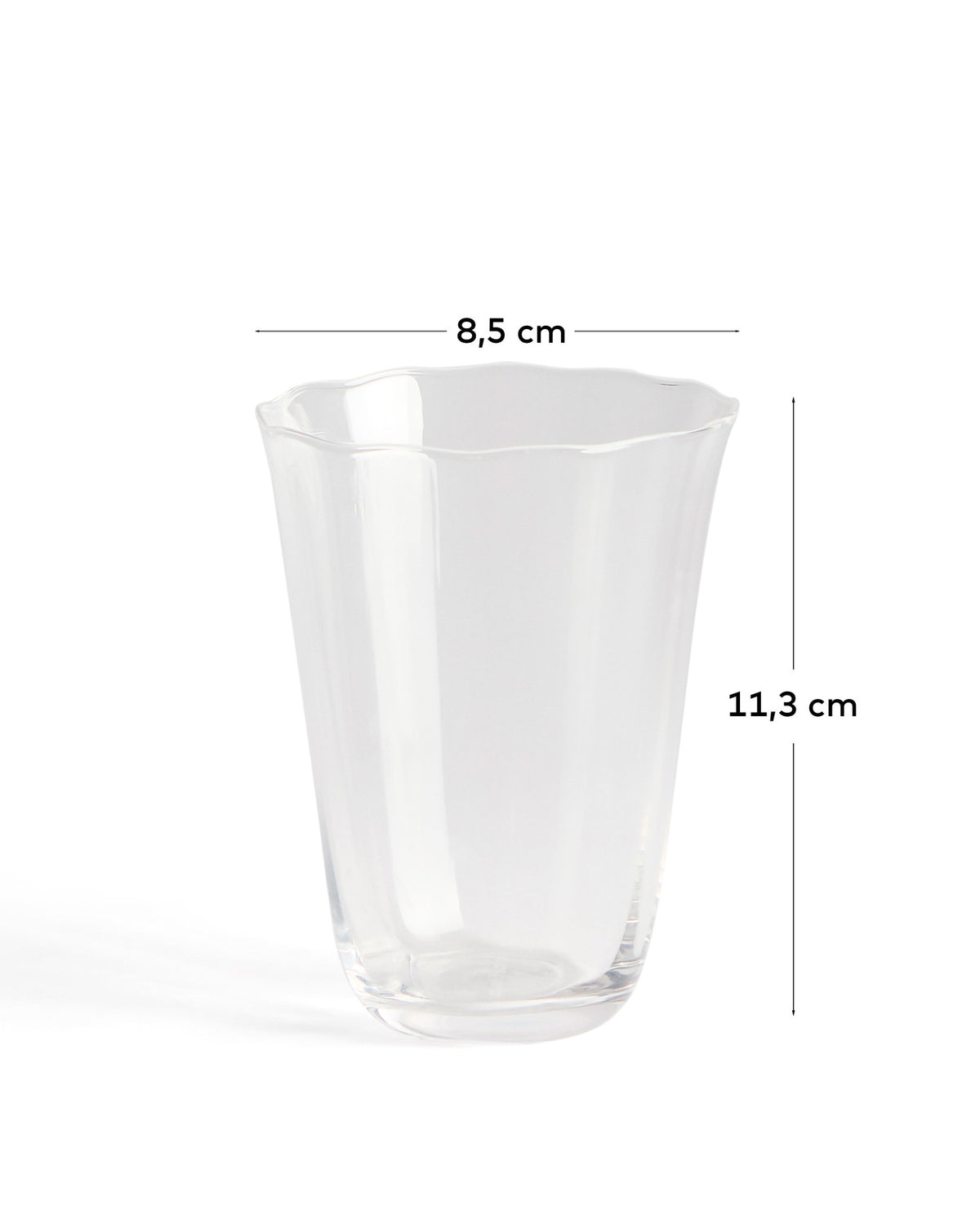 Wasserglas Neia aus klarem Glas, 14,5 cl in Transparent präsentiert im Onlineshop von KAQTU Design AG. Trinkgläser ist von Kave Home