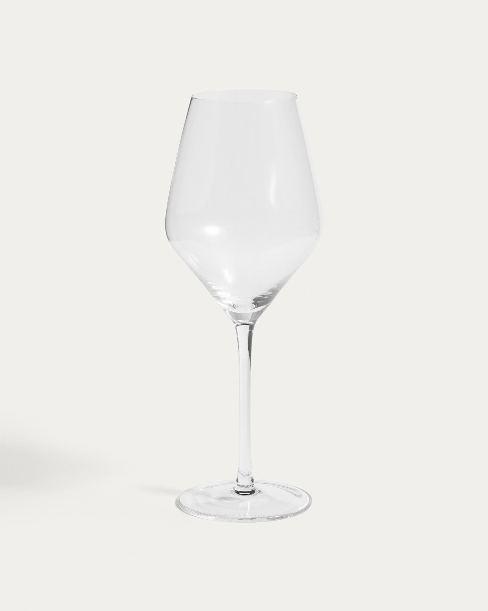 Weinglas Orbida aus klarem Glas, 55 cl in Transparent präsentiert im Onlineshop von KAQTU Design AG. Universal Weinglas ist von Kave Home