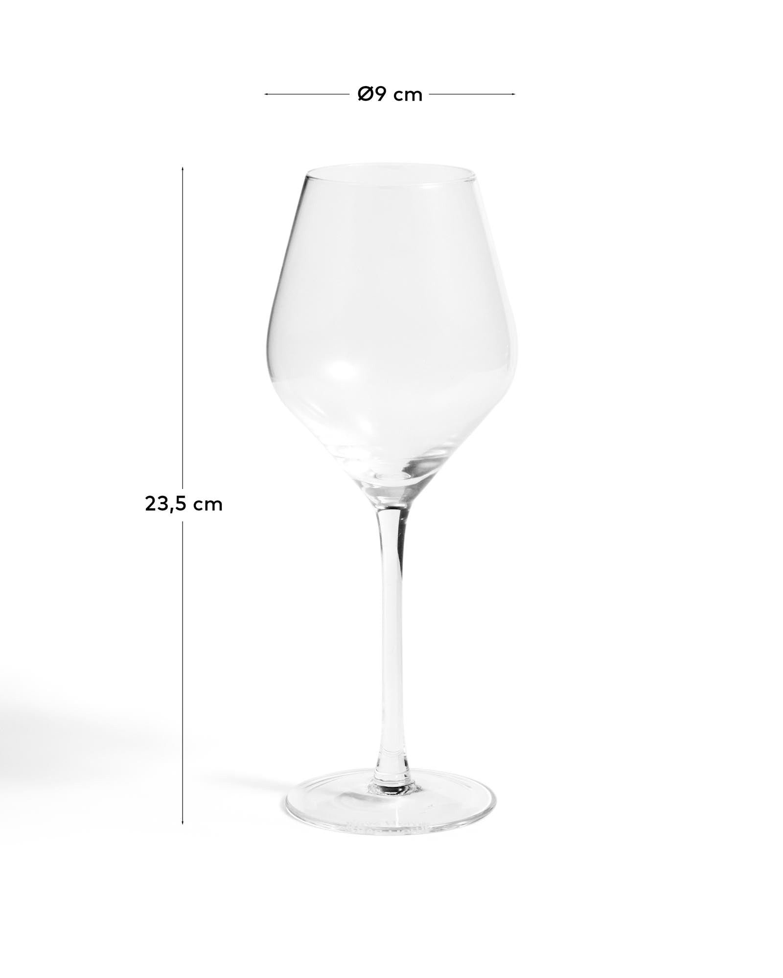 Schlichtes und stilvolles Weinglas Orbida aus klarem Glas, 43 cl, perfekt für jeden Anlass und zur Präsentation Ihrer Lieblingsweine.
