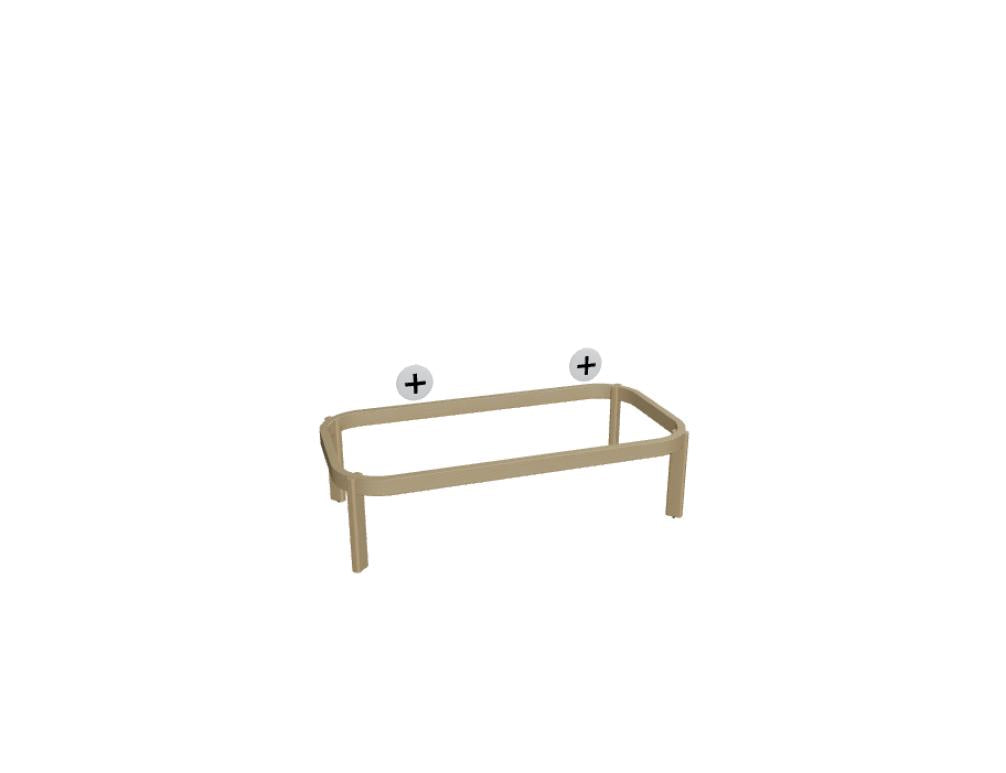 Ramp RAMP_R1300 - Bank in Eiche Natur präsentiert im Onlineshop von KAQTU Design AG. Sitzbank ist von Mdd