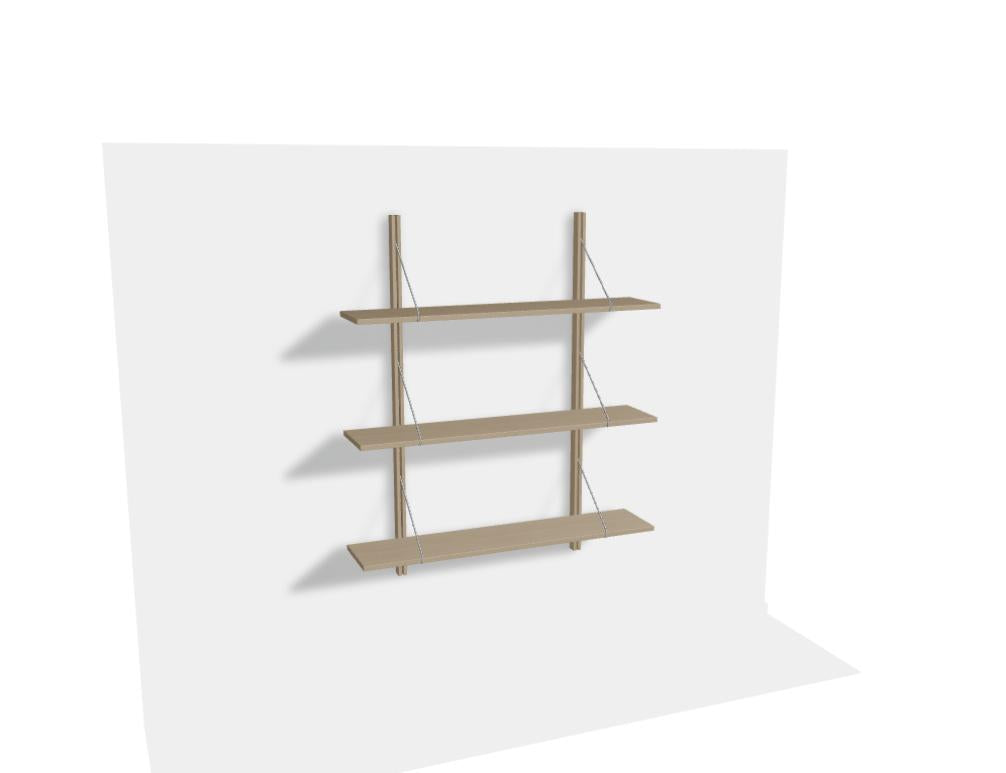 Rodd RDD1412 - Regal in Eiche Natur präsentiert im Onlineshop von KAQTU Design AG. Standregal ist von Tamo