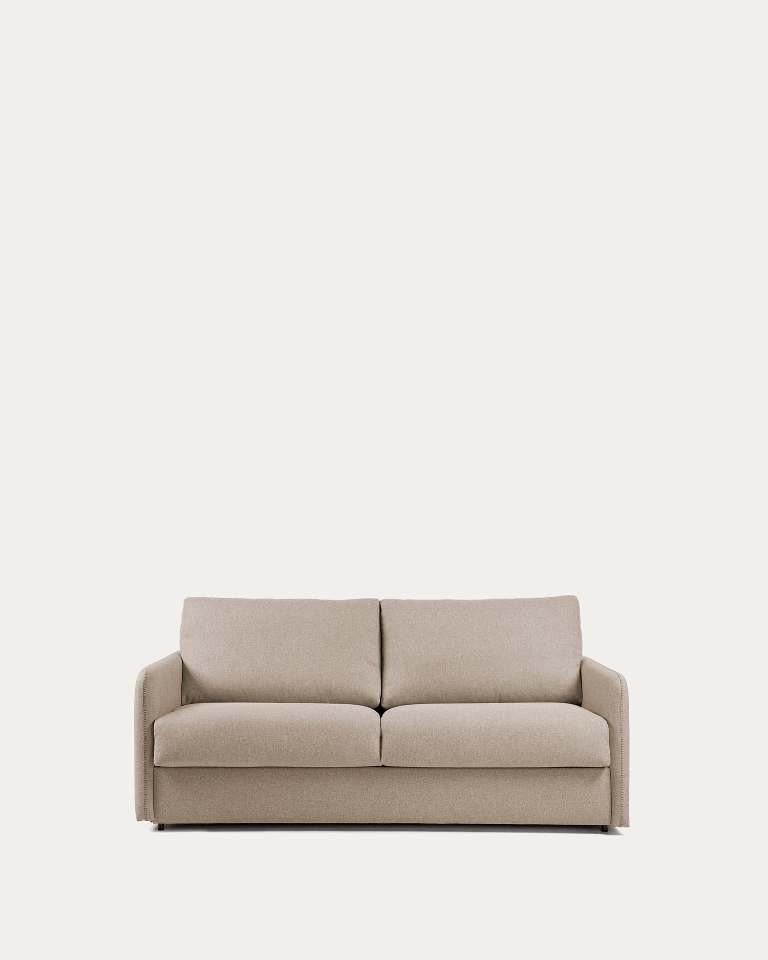 Kymoon 2-Sitzer Bettsofa Polyurethan Chrono Beige 160 cm in Beige präsentiert im Onlineshop von KAQTU Design AG. Bettsofa ist von Kave Home