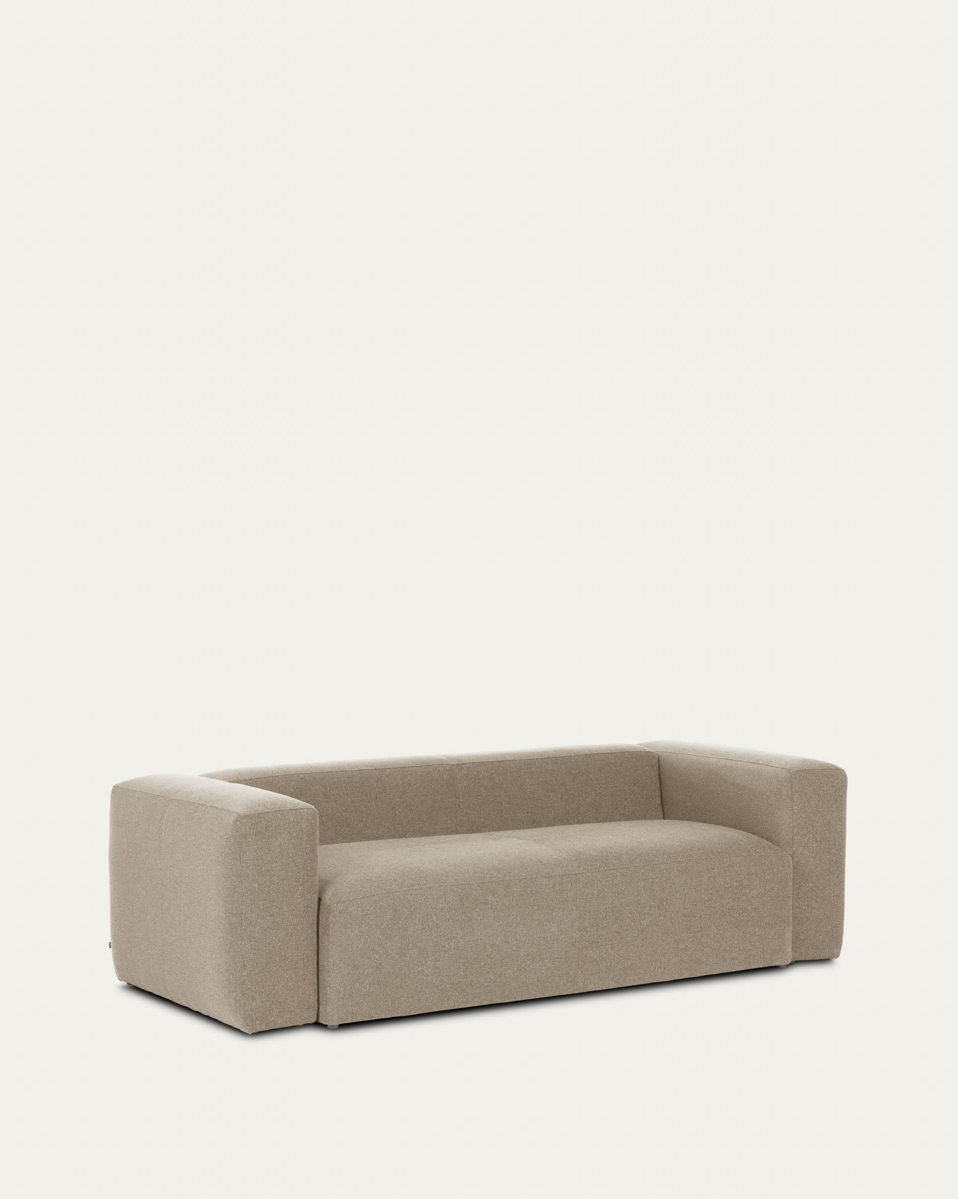 Elegantes Blok Sofa 240 cm in Beige – Komfort trifft Stil.