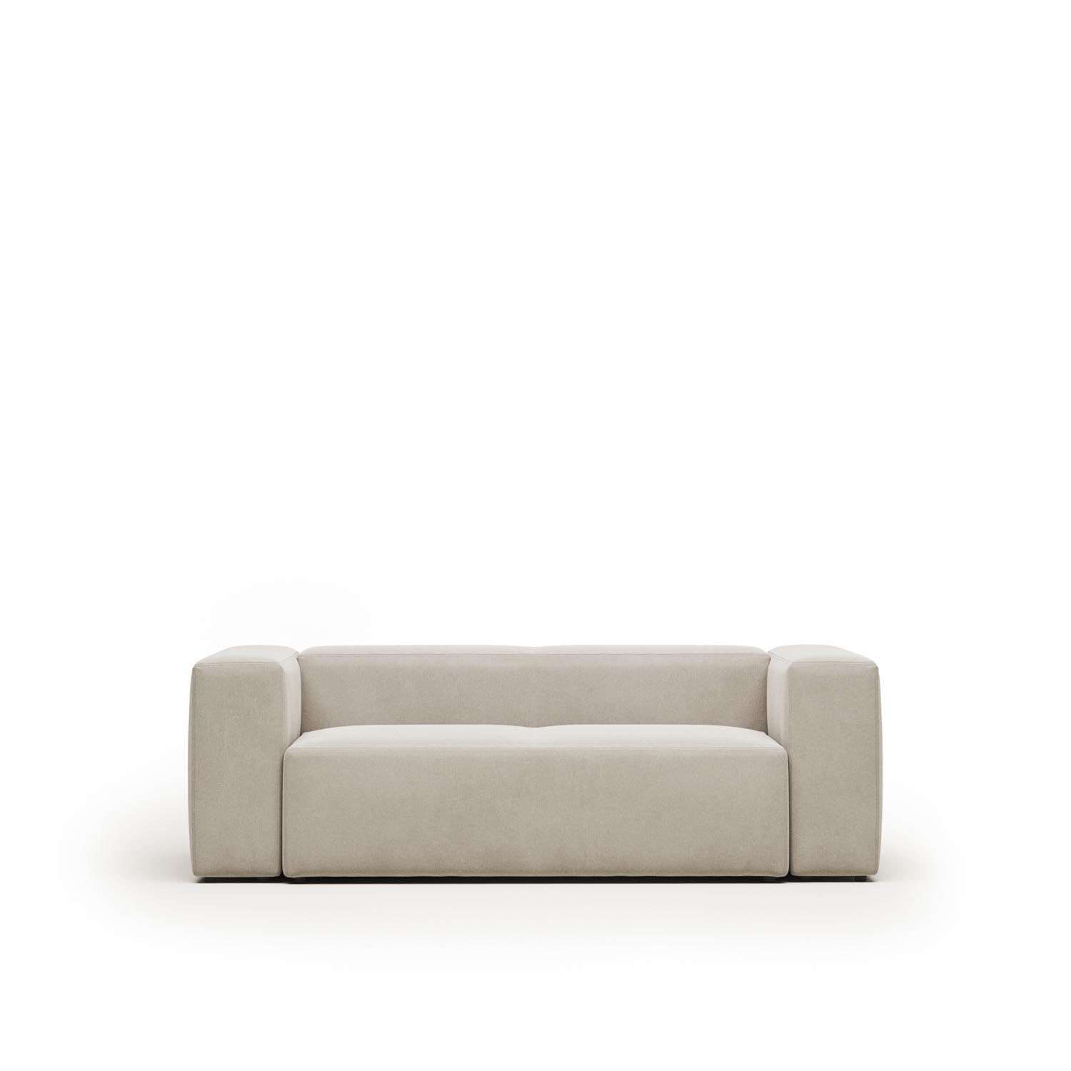 Elegantes Blok 2-Sitzer Sofa in Beige von Kave Home: Komfort, Stil und Langlebigkeit für Ihr Zuhause.