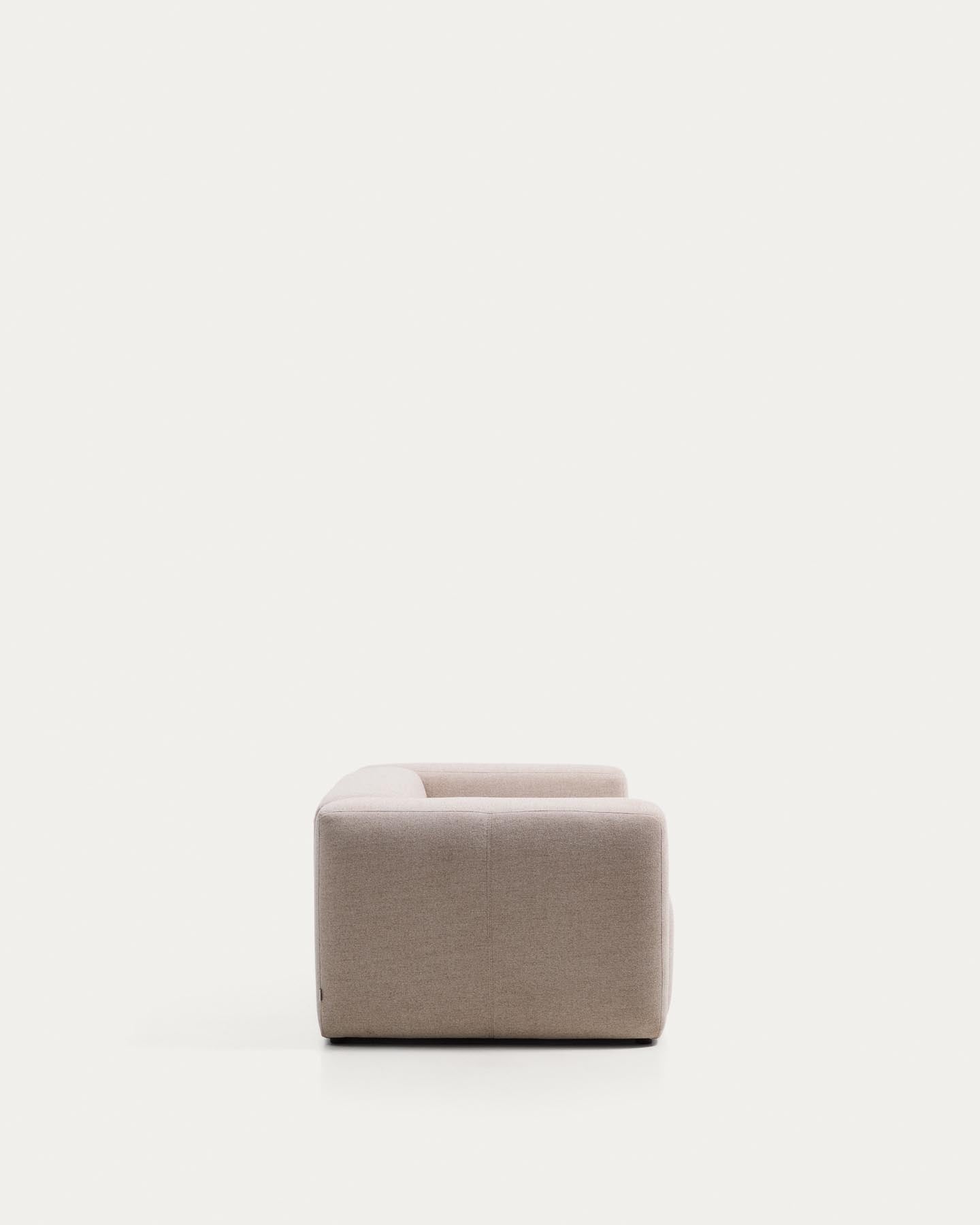 2-Sitzer-Sofa Blok in beiger Chenille, 210 cm, FSC Mix Credit in Beige präsentiert im Onlineshop von KAQTU Design AG. 2er Sofa ist von Kave Home