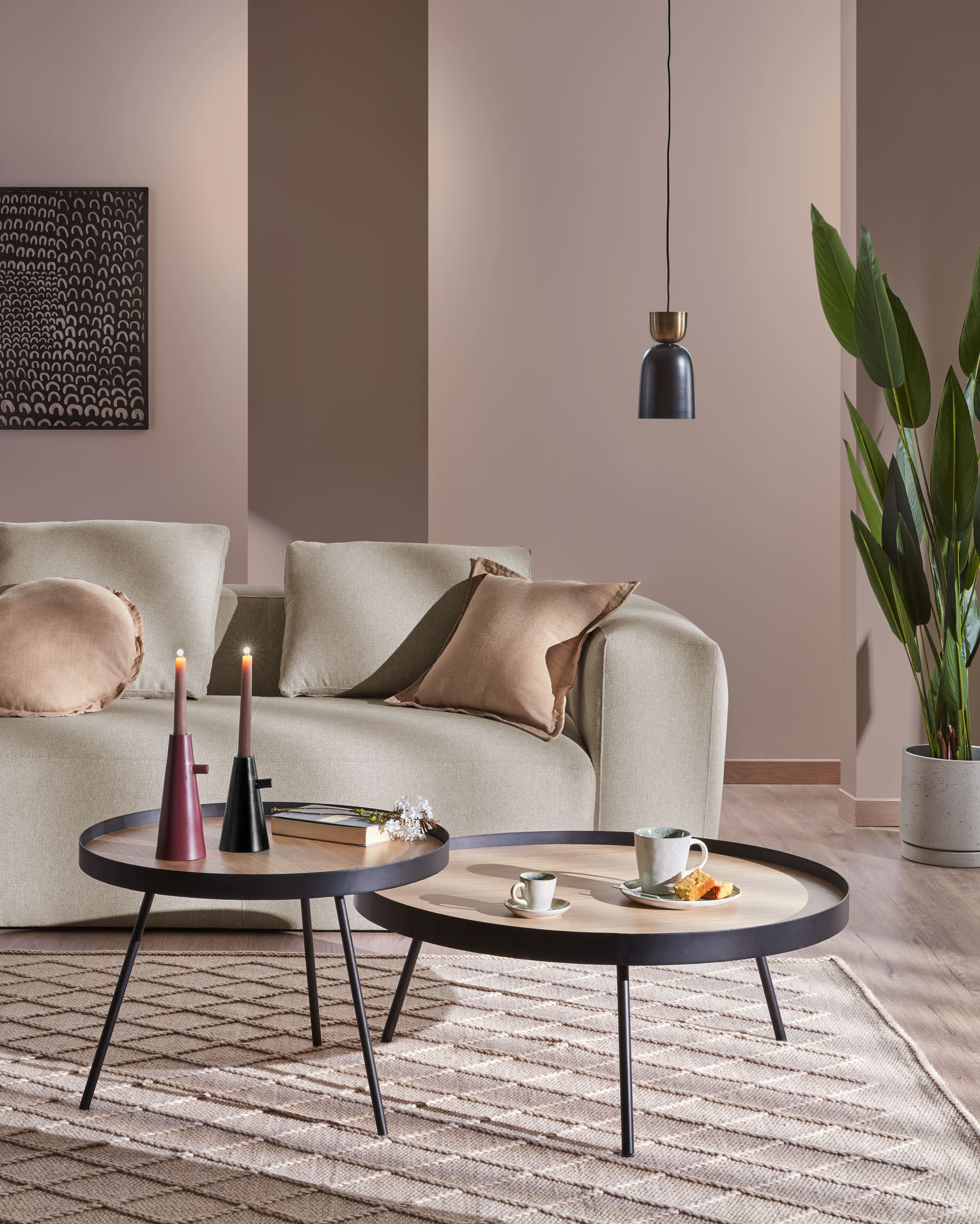 Elegantes 4-Sitzer Sofa mit linker Chaiselongue, beige, 330 cm, FSC-zertifiziert, von Kave Home, modern und umweltfreundlich.