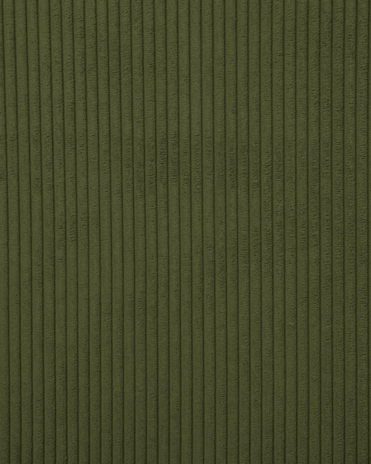 Elegantes 4-Sitzer-Sofa mit Chaiselongue links, grünem Cord und 330 cm Breite. Ideal für Komfort und stilvolle Wohnräume.