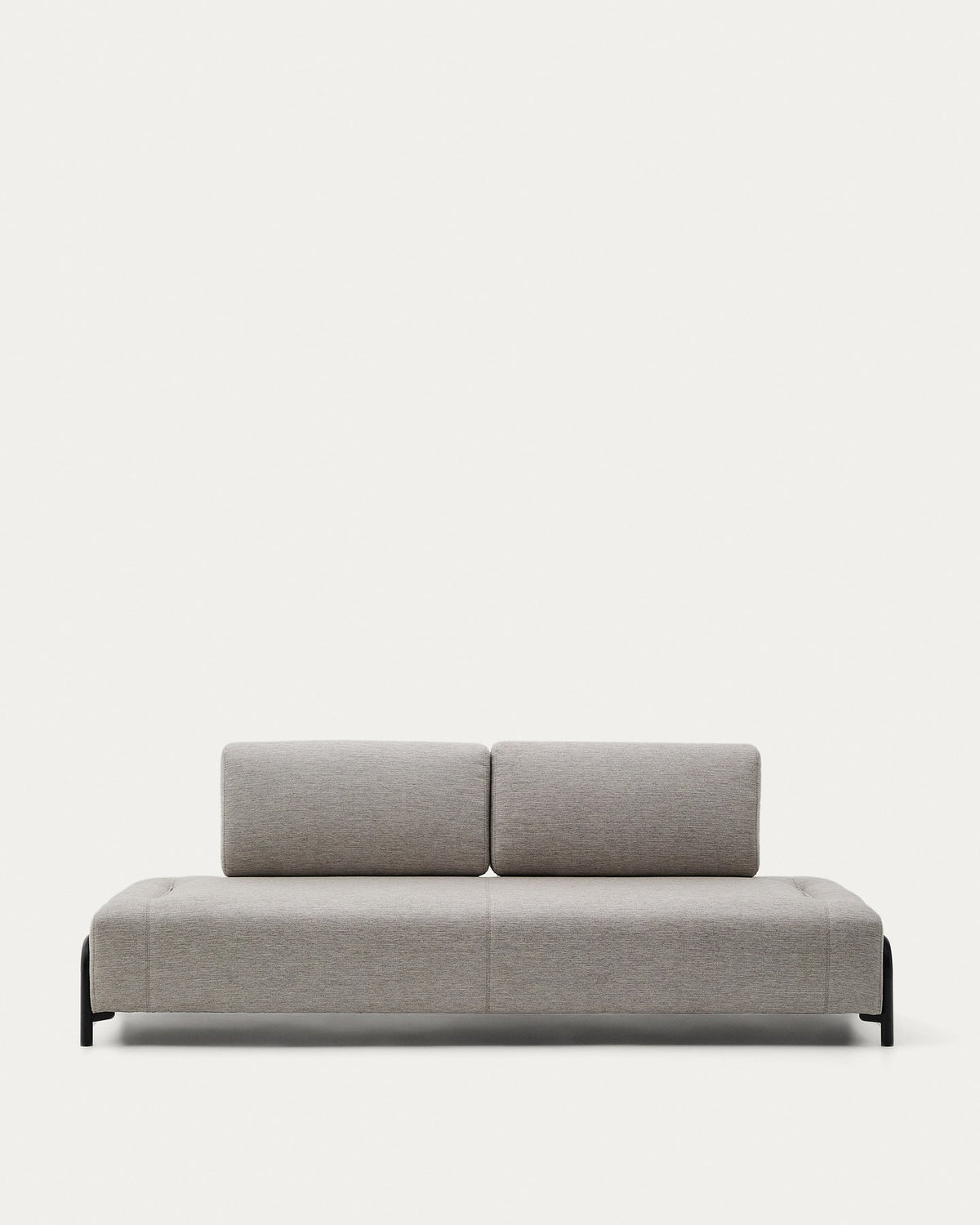 Compo 3-Sitzer Modul beige-grau 232 cm in Beige, Schwarz präsentiert im Onlineshop von KAQTU Design AG. 3er Sofa ist von Kave Home