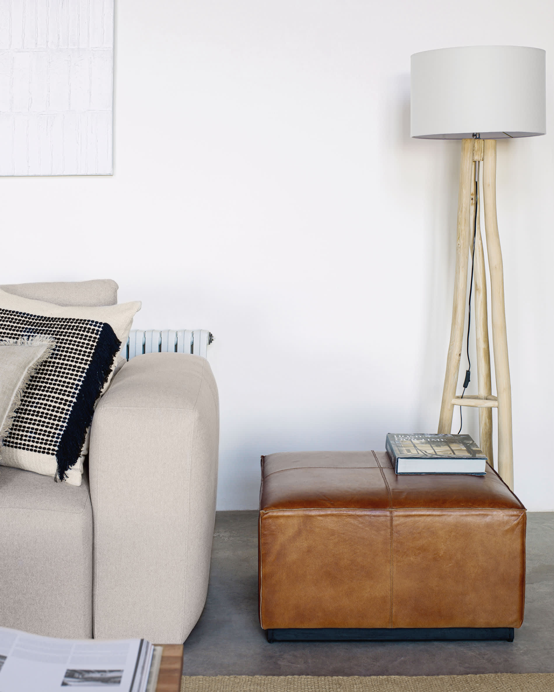 Elegantes Ecksofa Blok, 4-Sitzer, beige, 290x290 cm, FSC-zertifiziert, modernes Design, nachhaltig von Kave Home.