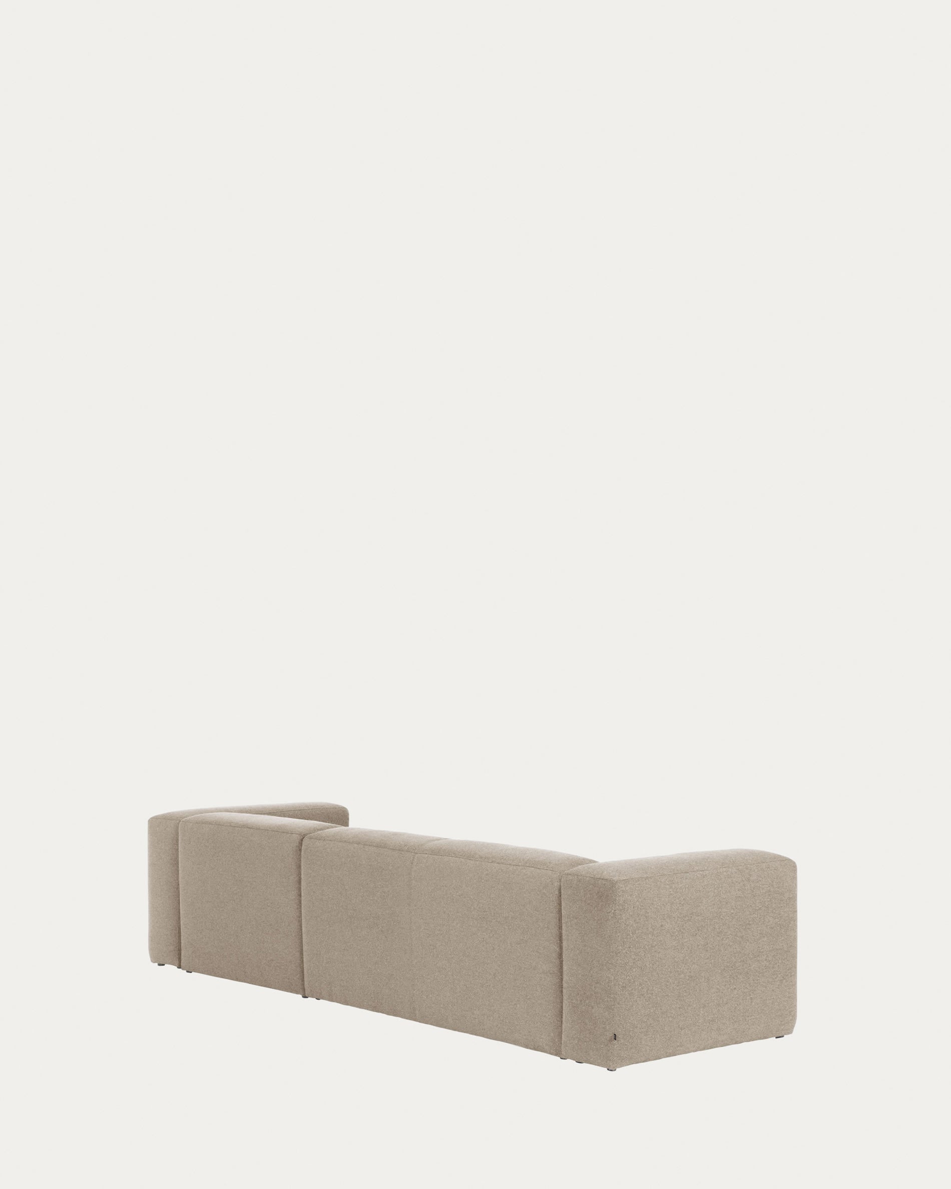 Modernes 3-Sitzer Sofa mit rechter Chaiselongue, beige, 300 cm breit, FSC-zertifiziert, von Kave Home. Komfort und Design.