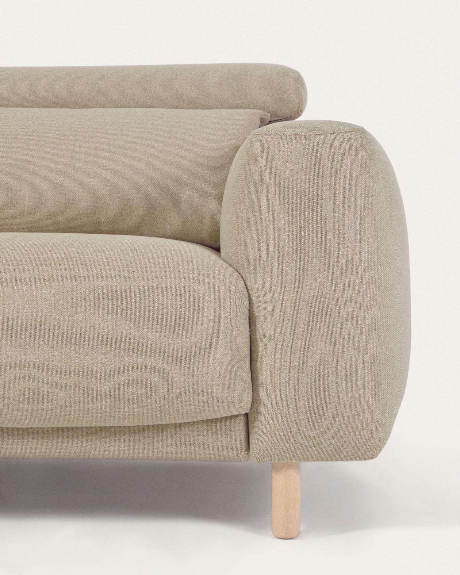 Erleben Sie Komfort und Stil mit dem Singa 3-Sitzer Sofa. Chaiselongue links, verstellbare Kopfstützen und umweltfreundliche Materialien für Ihr Zuhause.