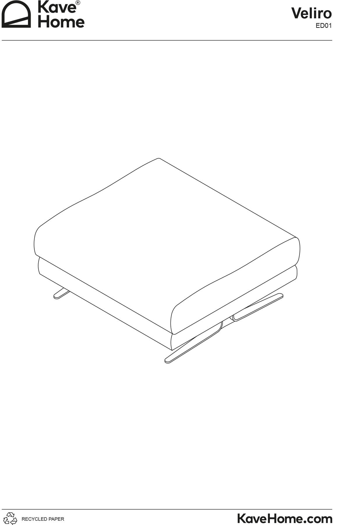 Fußablage Veliro mit grünem Samt und Stahlbeinen mit schwarzem Finish, 85 x 90 cm, FSC Mix Credit in Grün präsentiert im Onlineshop von KAQTU Design AG. Pouf ist von Kave Home