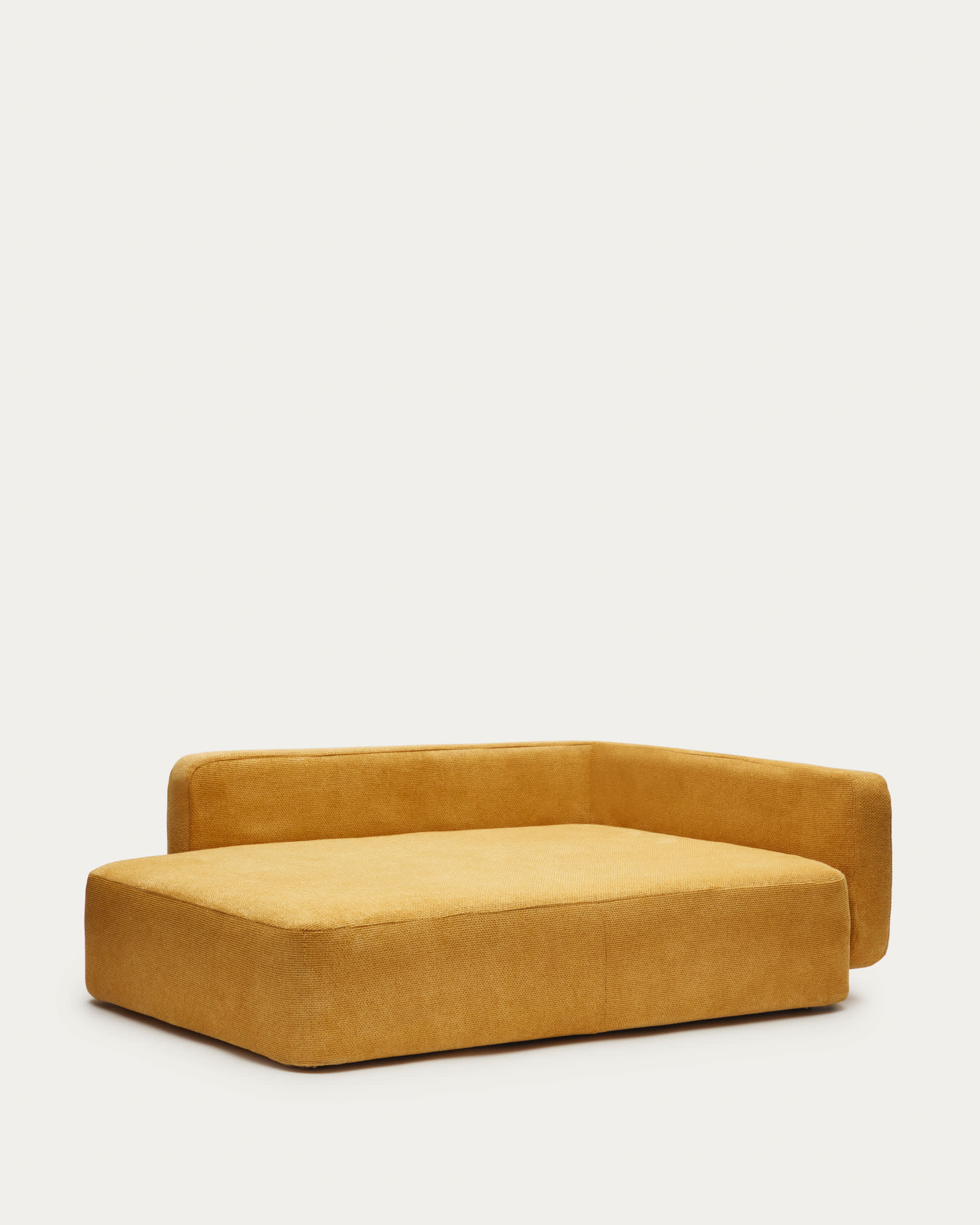 Verleihen Sie dem Schlafplatz Ihres Haustiers mit dem Bowie Bezug in senfgelb (73 x 98 cm) von Kave Home einen stilvollen Akzent – pflegeleicht und komfortabel!