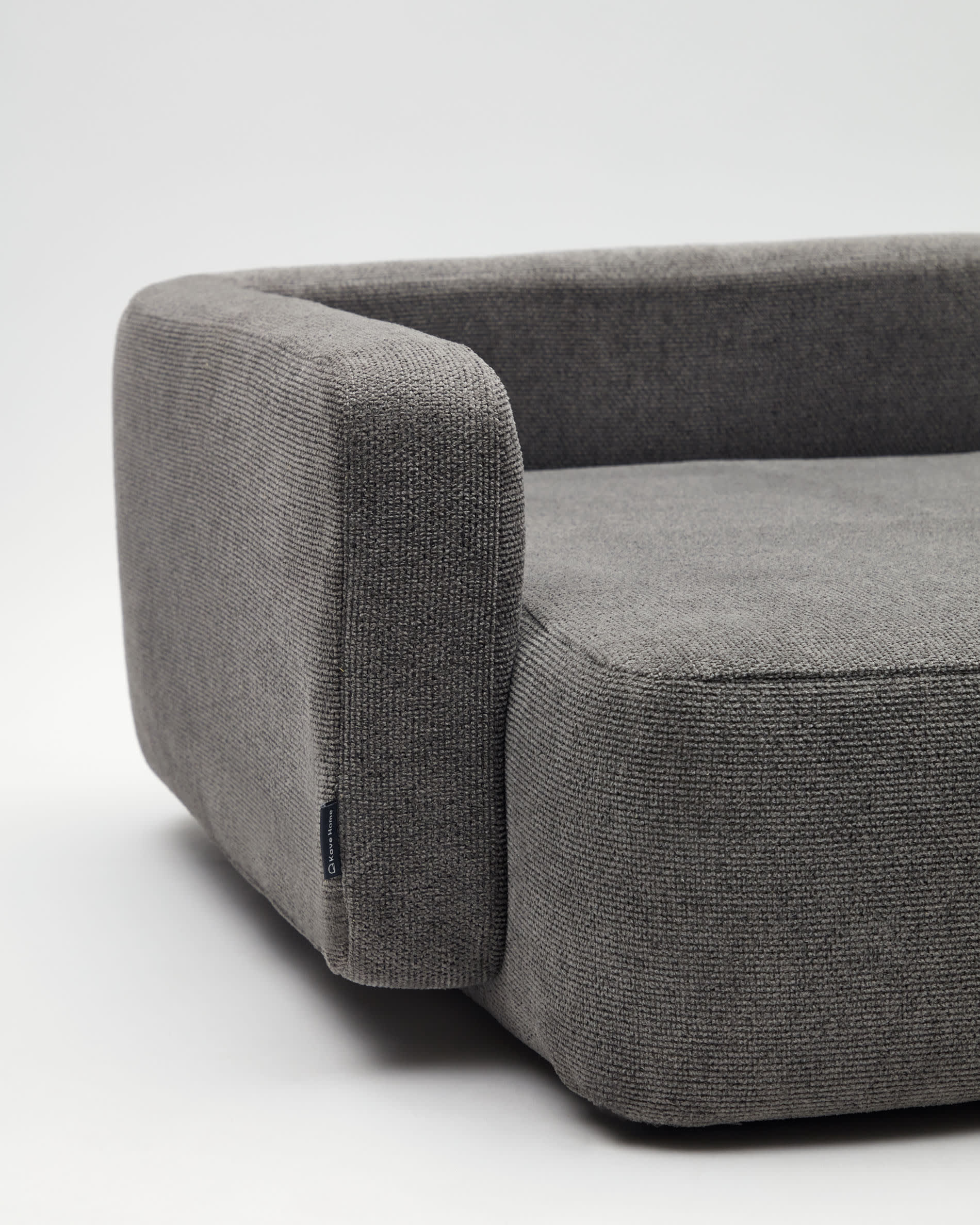 Stylischer Bowie Bezug für kleines Haustierbett (63 x 80 cm) in Dunkelgrau – pflegeleicht, bequem und perfekt für Ihr Haustier.