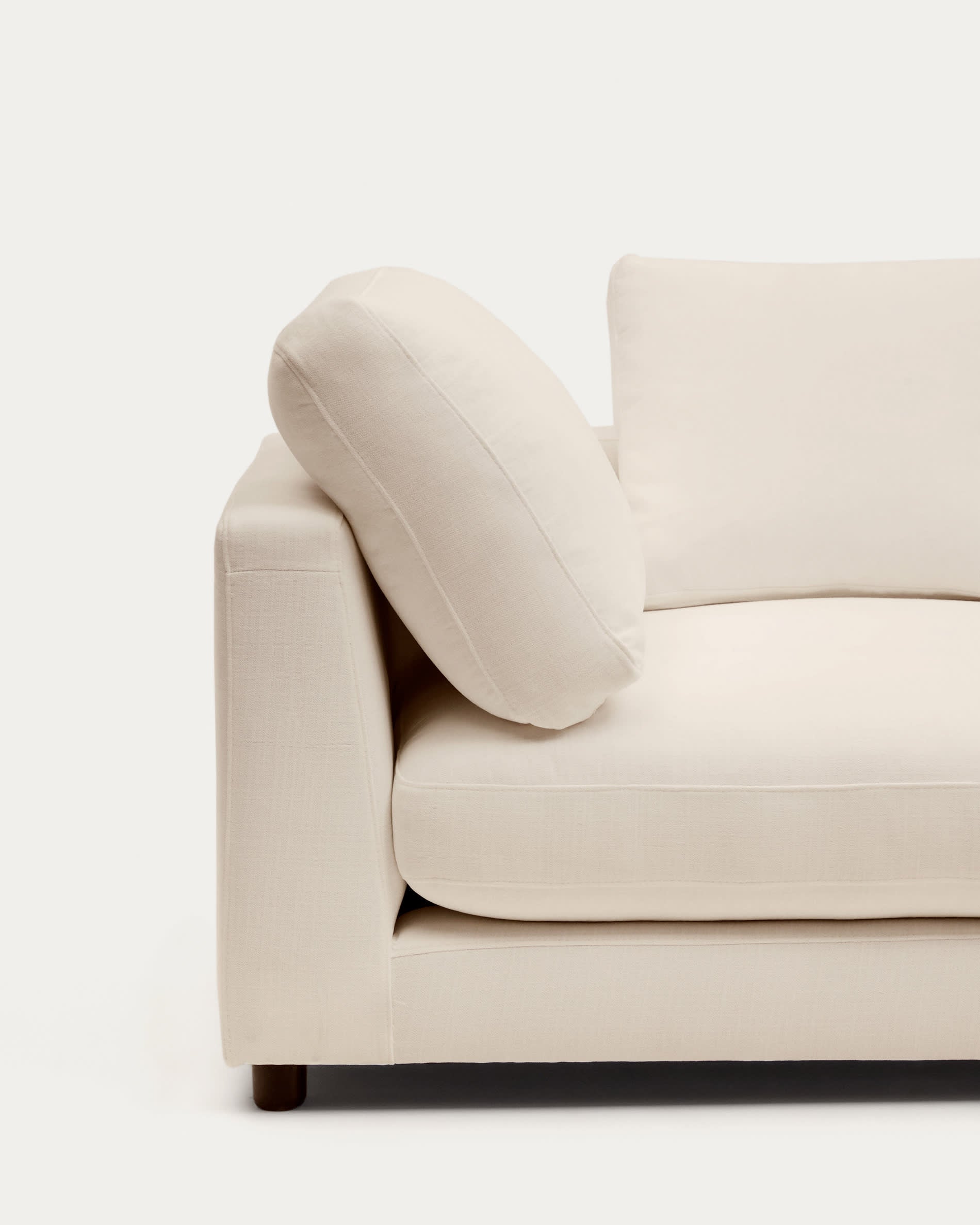 Beige Chaiselongue Gala, 193x105 cm, stilvoll und bequem, pflegeleichter Stoff, perfekt für individuelle Wohnkonzepte und entspannte Stunden.